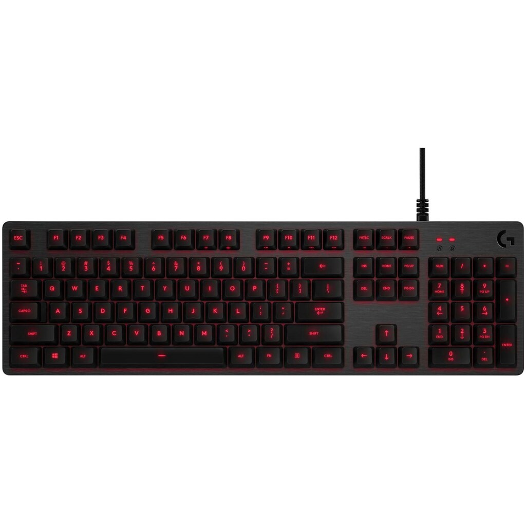 Logitech G Gaming-Tastatur »G413«, (Fn-Tasten-USB-Anschluss-Multimedia-Tasten-Antirutsch-Füße)