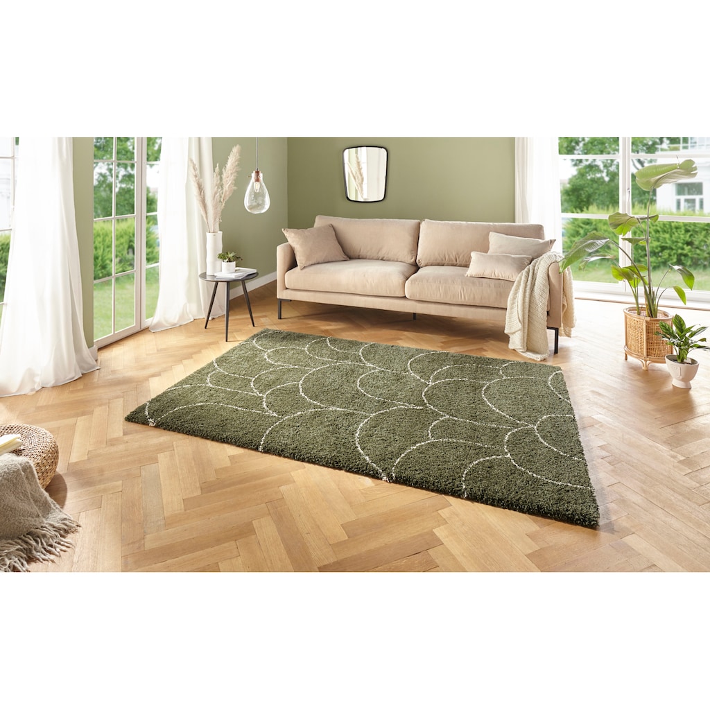 HANSE Home Hochflor-Teppich »Thane«, rechteckig