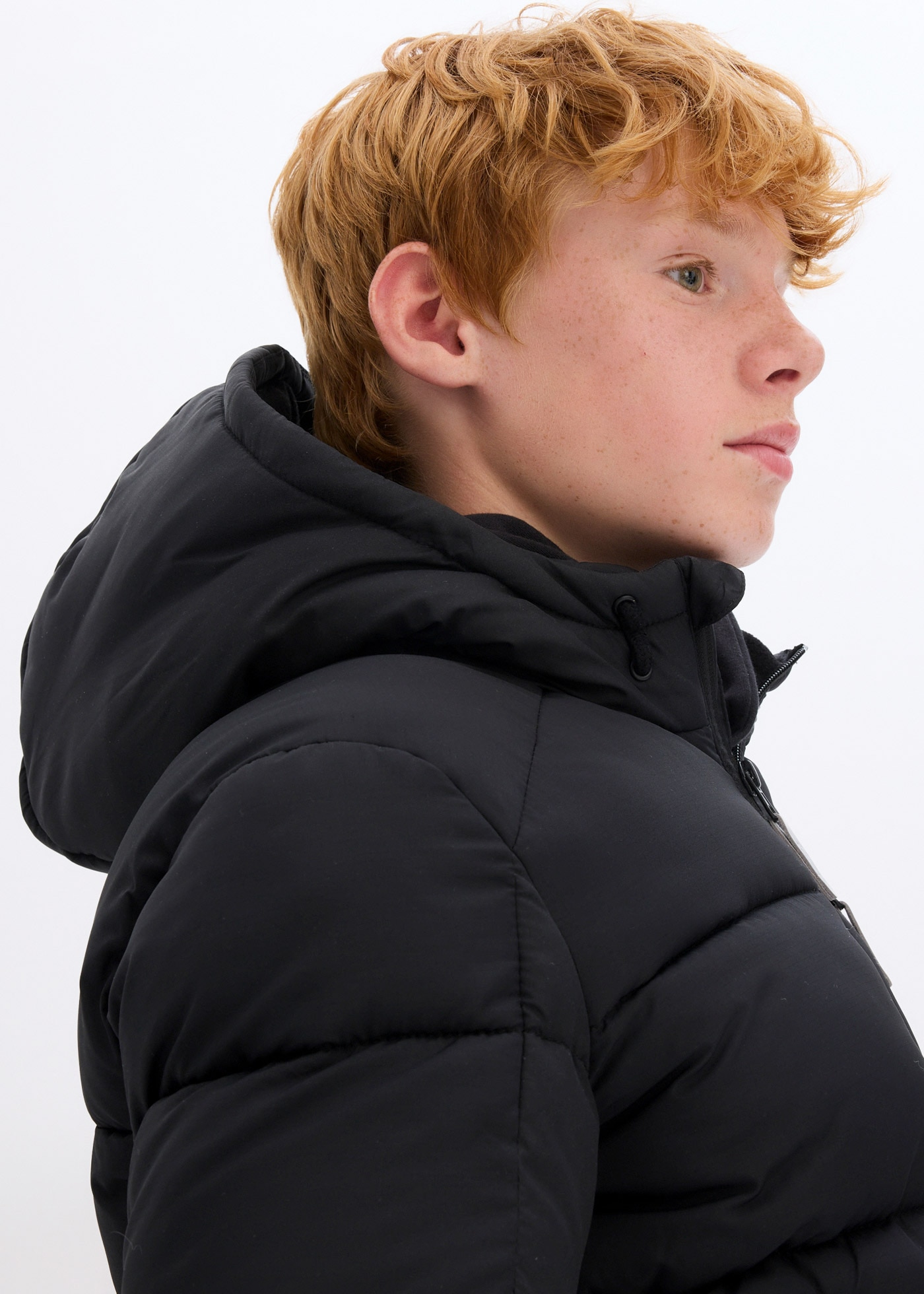 bonprix Steppjacke mit Kapuze