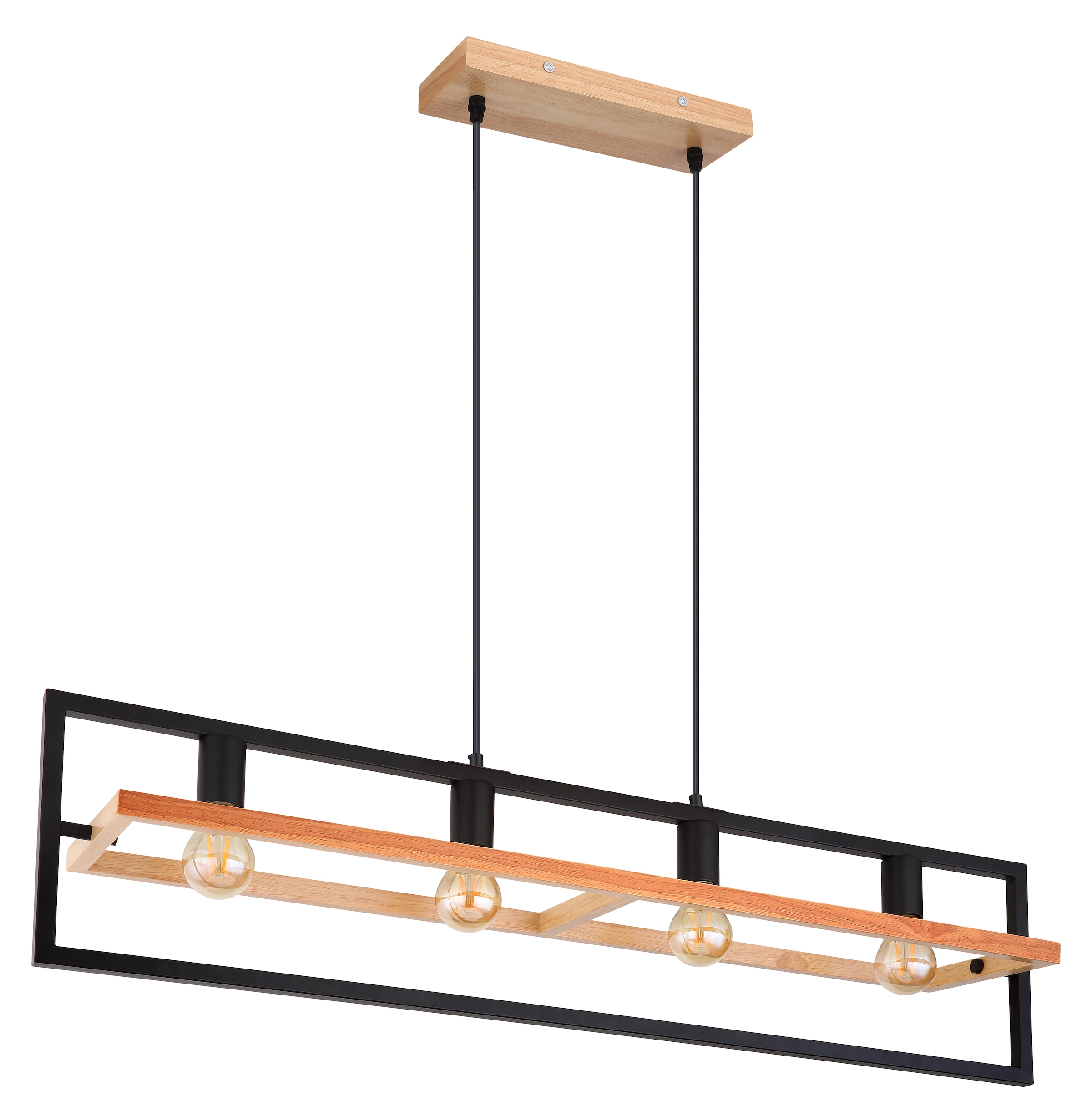 GLOBO LIGHTING Hängeleuchte »ERICA«, Leuchtmittel E27 | ohne Leuchtmittel, Hängelampe/Pendelleuchte/Esszimmer/Wohnzimmer/Esstisch