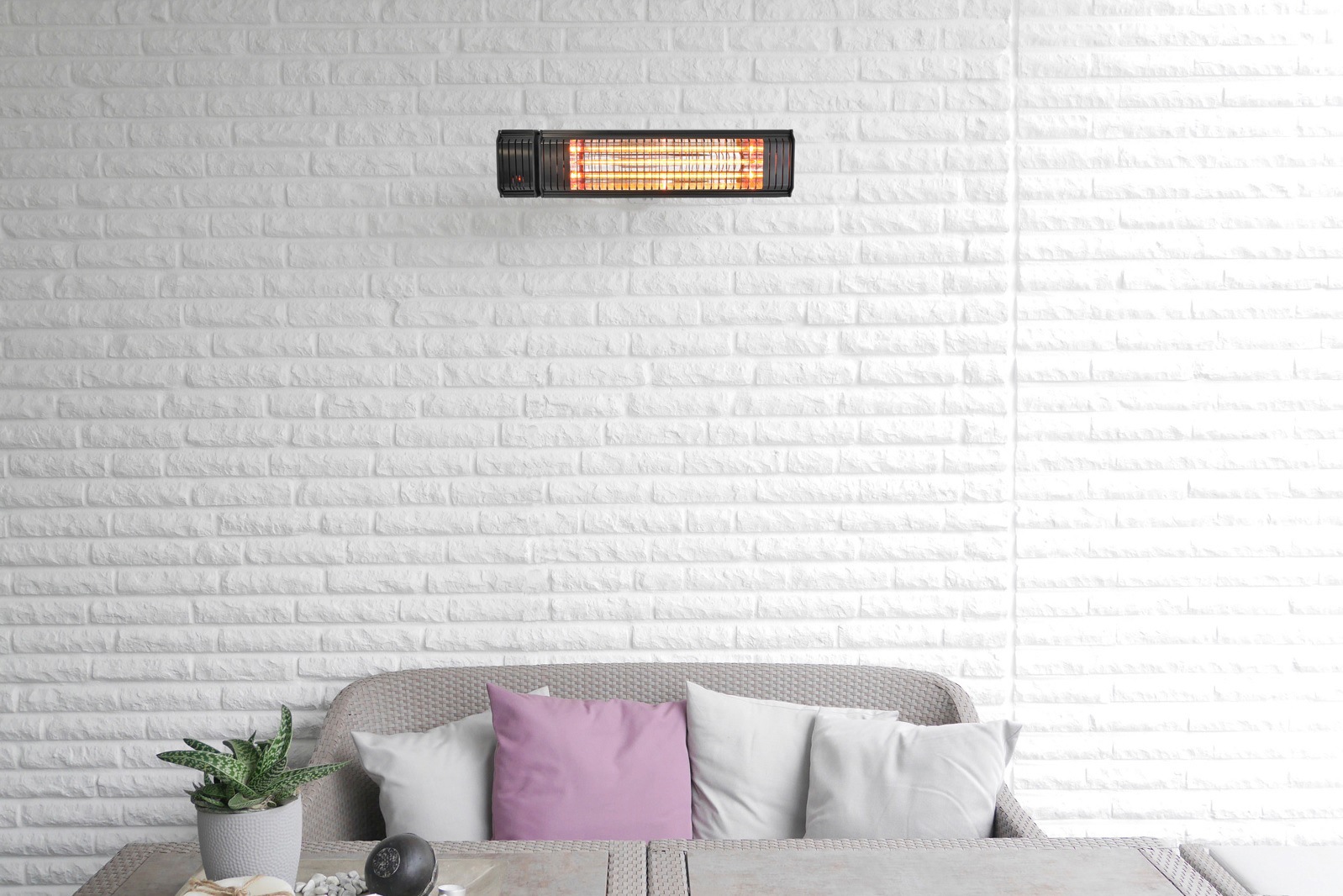 Vasner Terrassenstrahler "Bluetooth, schwarz, Appino 20" 2.000 W Wand / Dec günstig online kaufen