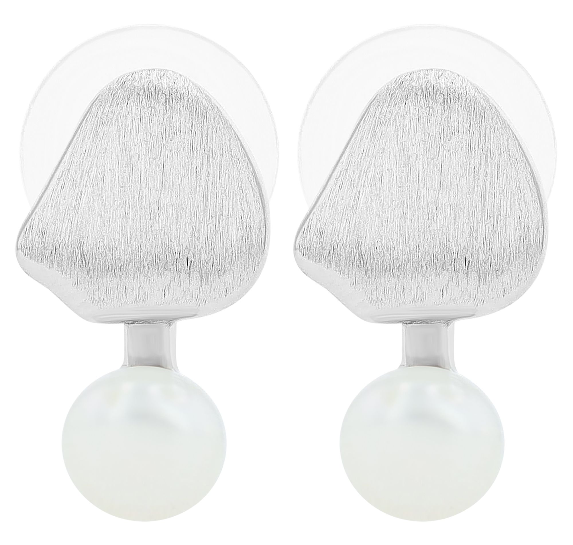 Thumbnail - Adelia´s Paar Ohrhänger "Damen Ohrringe – Ohrstecker aus 925 Silber mit Süßwasserperle" Ein kleines Geschenk mit großer ...