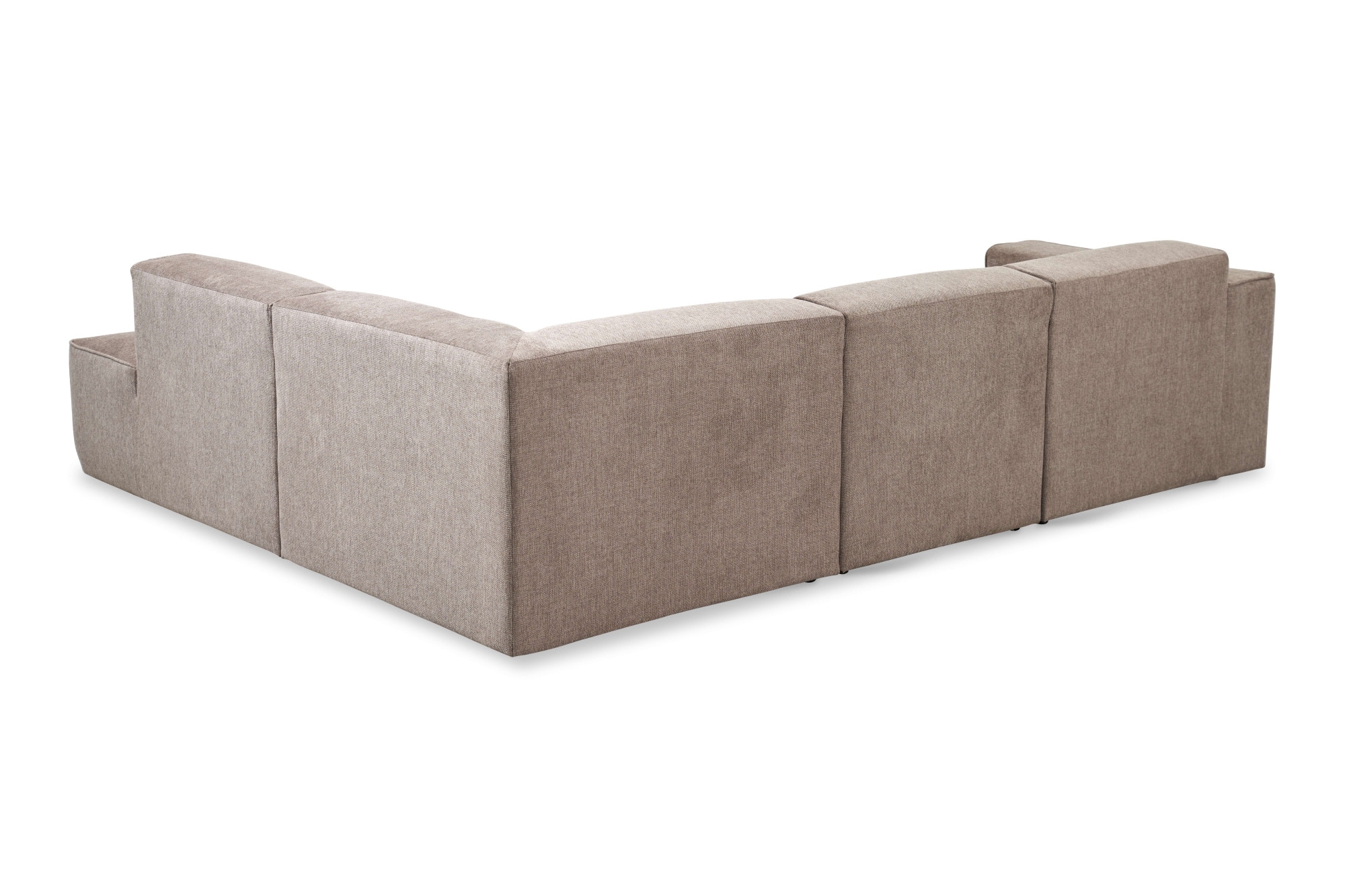 andas Ecksofa »Noord«, mit Kedernaht, in einem Soft-Touch Bezug
