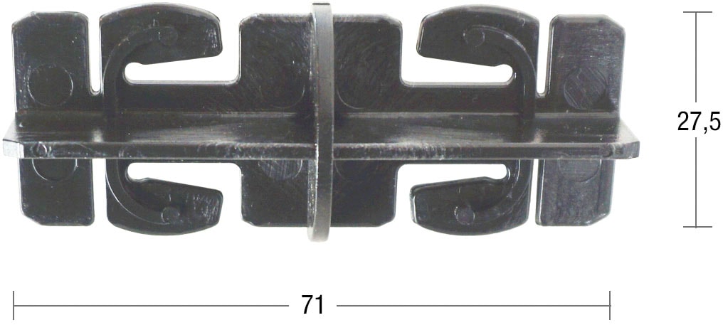bestellen GARESA | »Rundrohr BAUR Stangenverbinder (1 Schwarz 28mm«, St.),
