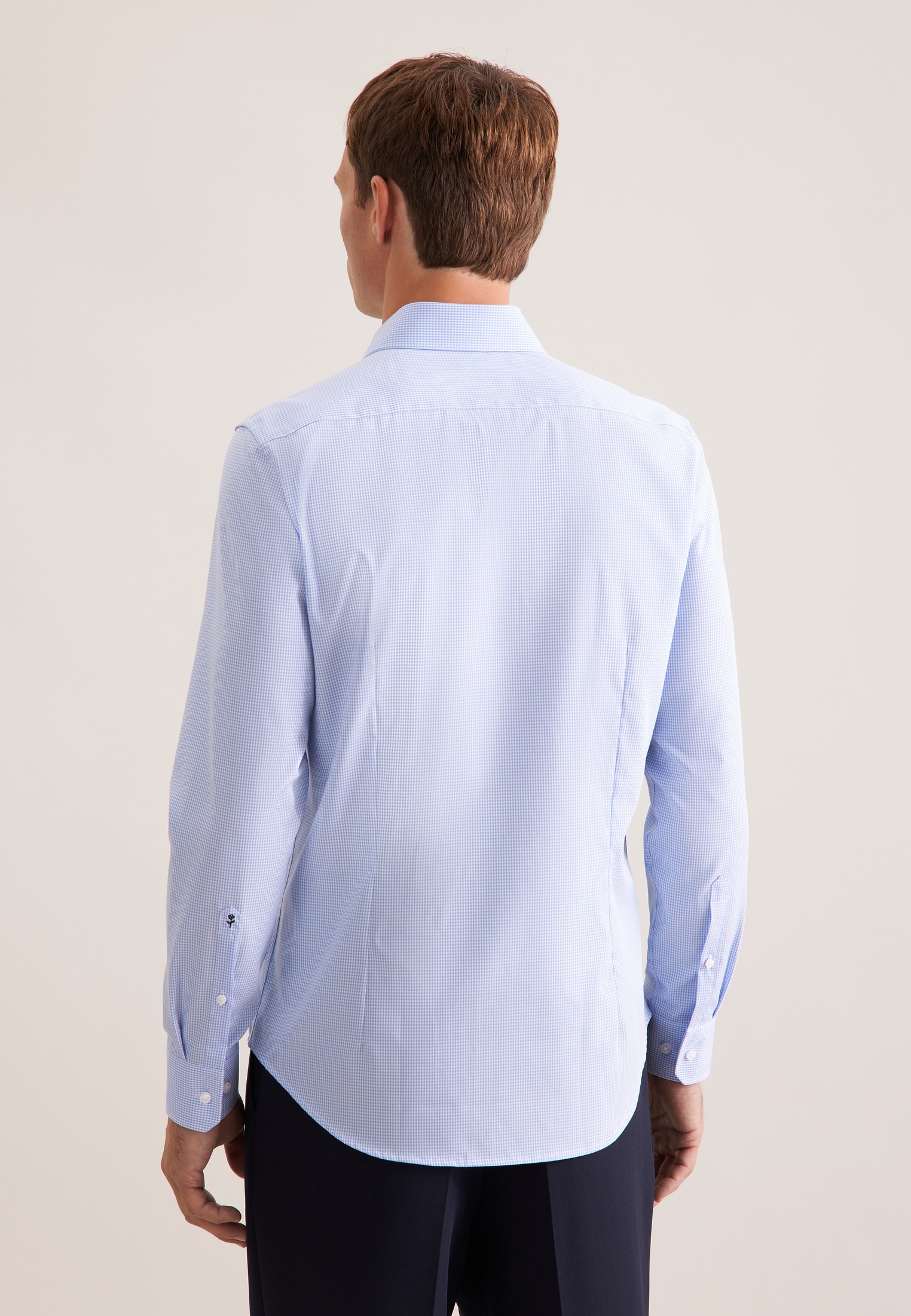 seidensticker Businesshemd »Schwarze Rose«, Slim 1/1 Kentkragen Karo