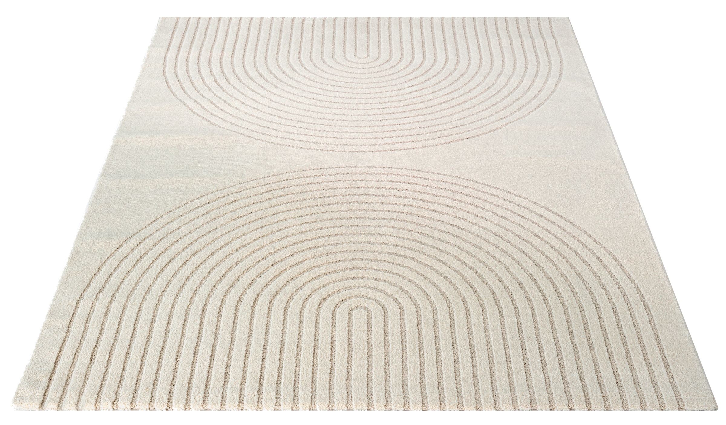 OTTO home Designteppich »Soft Dune in Standard- und Premium-Qualität, 3D Optik/Hoch-Tief Effekt« rechteckig moderner Wohnzimmer Teppich, hohe Flordichte und angenehm weich