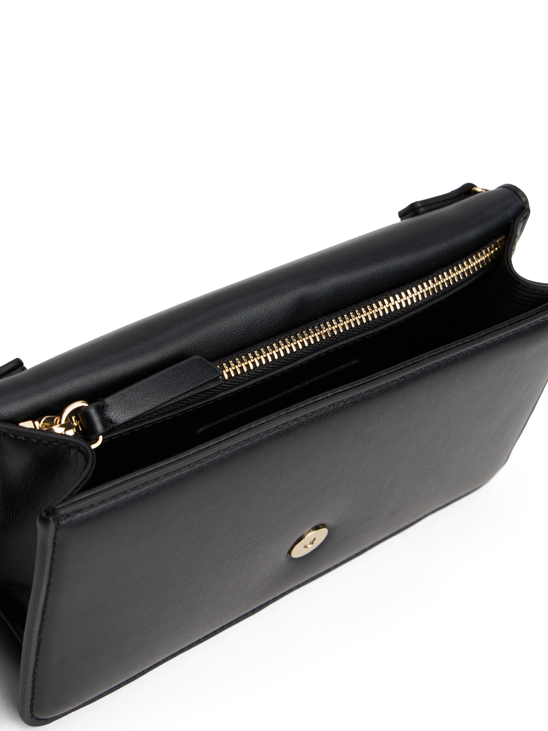 Tommy Hilfiger Clutch »TH HERITAGE CLUTCH« , Minibag, Abendtasche, Umhängetasche mit goldfarbener Umhängkette