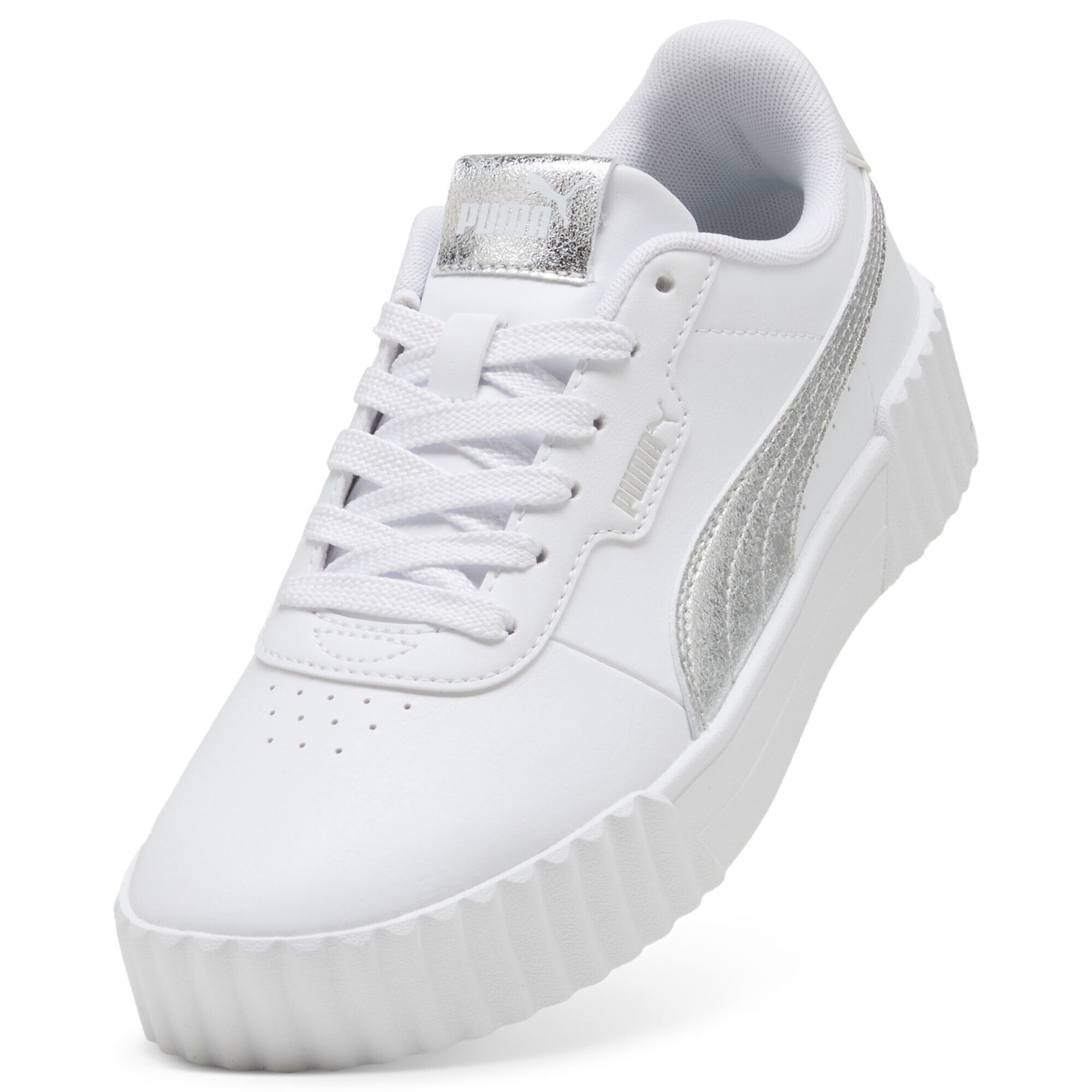 PUMA Sneaker »Carina 3.0 Metallic Whisper Sneakers Damen«