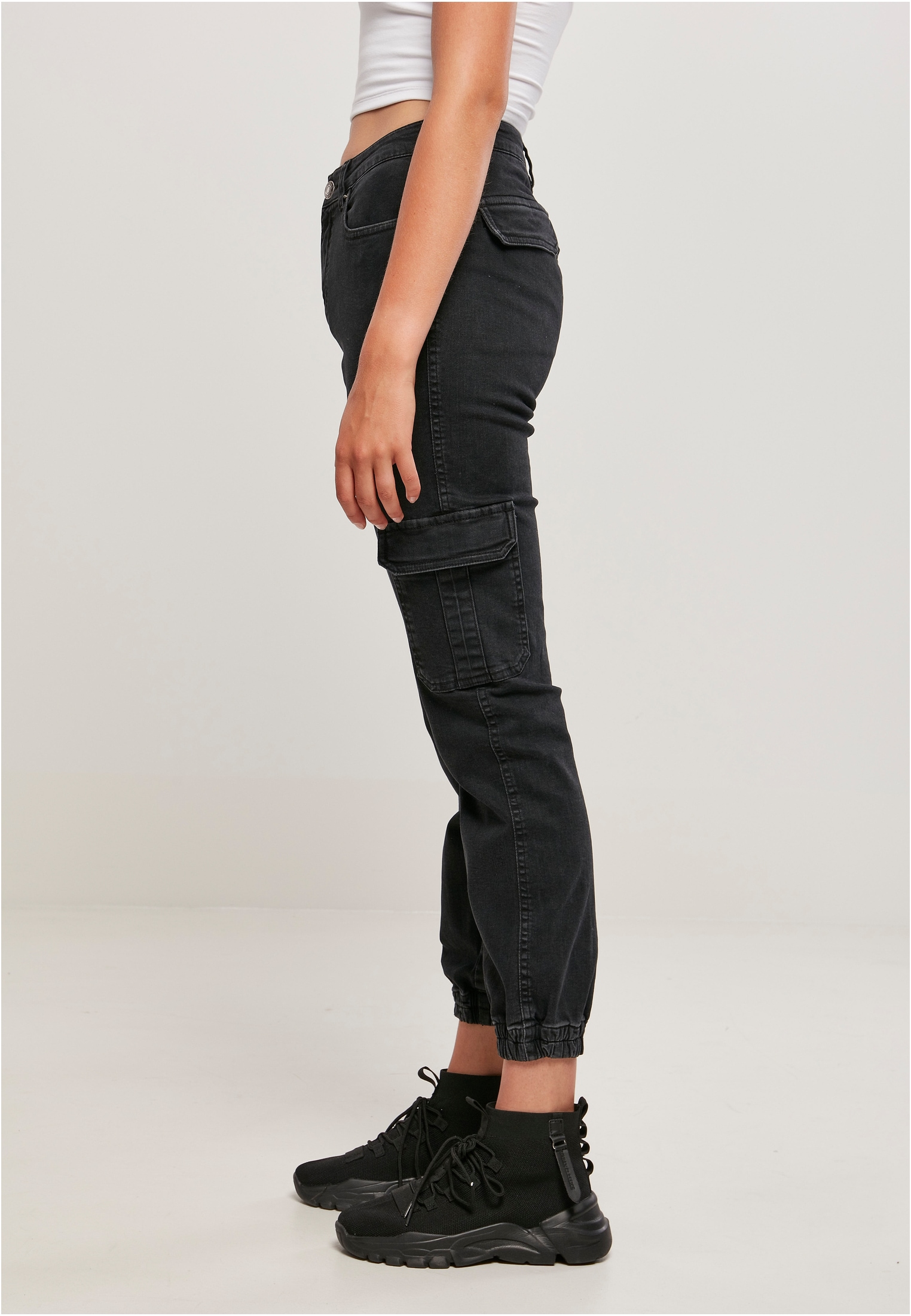 Ladies stretch clearance cargo pants