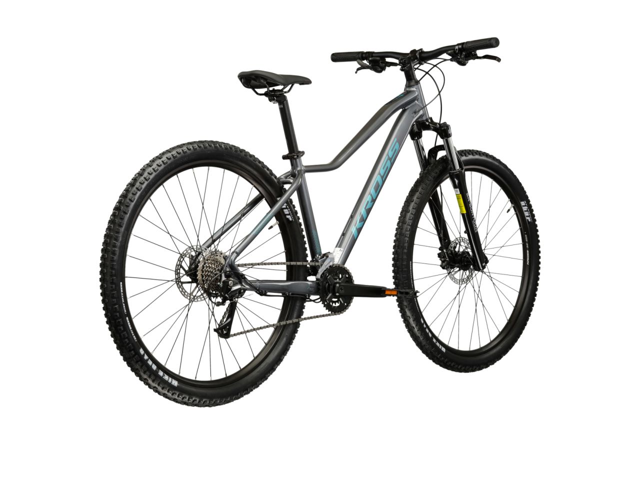 Thumbnail - Kross Mountainbike "KROSS Mountainbike Hardtail 27,5" LEA 4.0 grau 16 Gänge" 16 Gang Shimano ACERA M3020 Schaltwerk Kett...