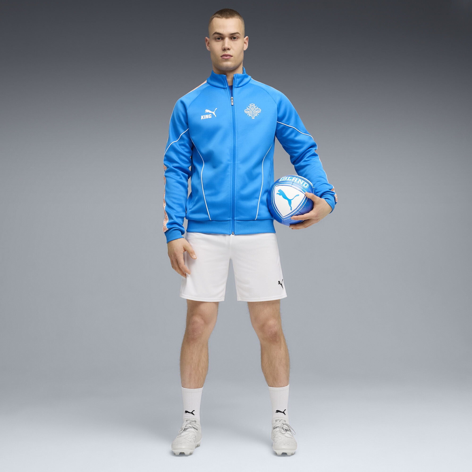 PUMA Sweatjacke »Island KING Anthem Jacke Herren«