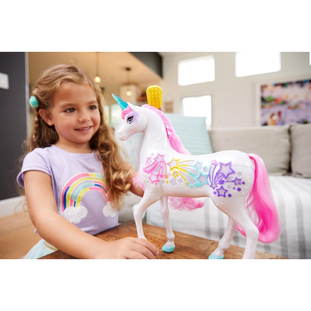 Barbie Spielfigur »Dreamtopia Regenbogen-Königreich Magisches Haarspiel Einhorn«