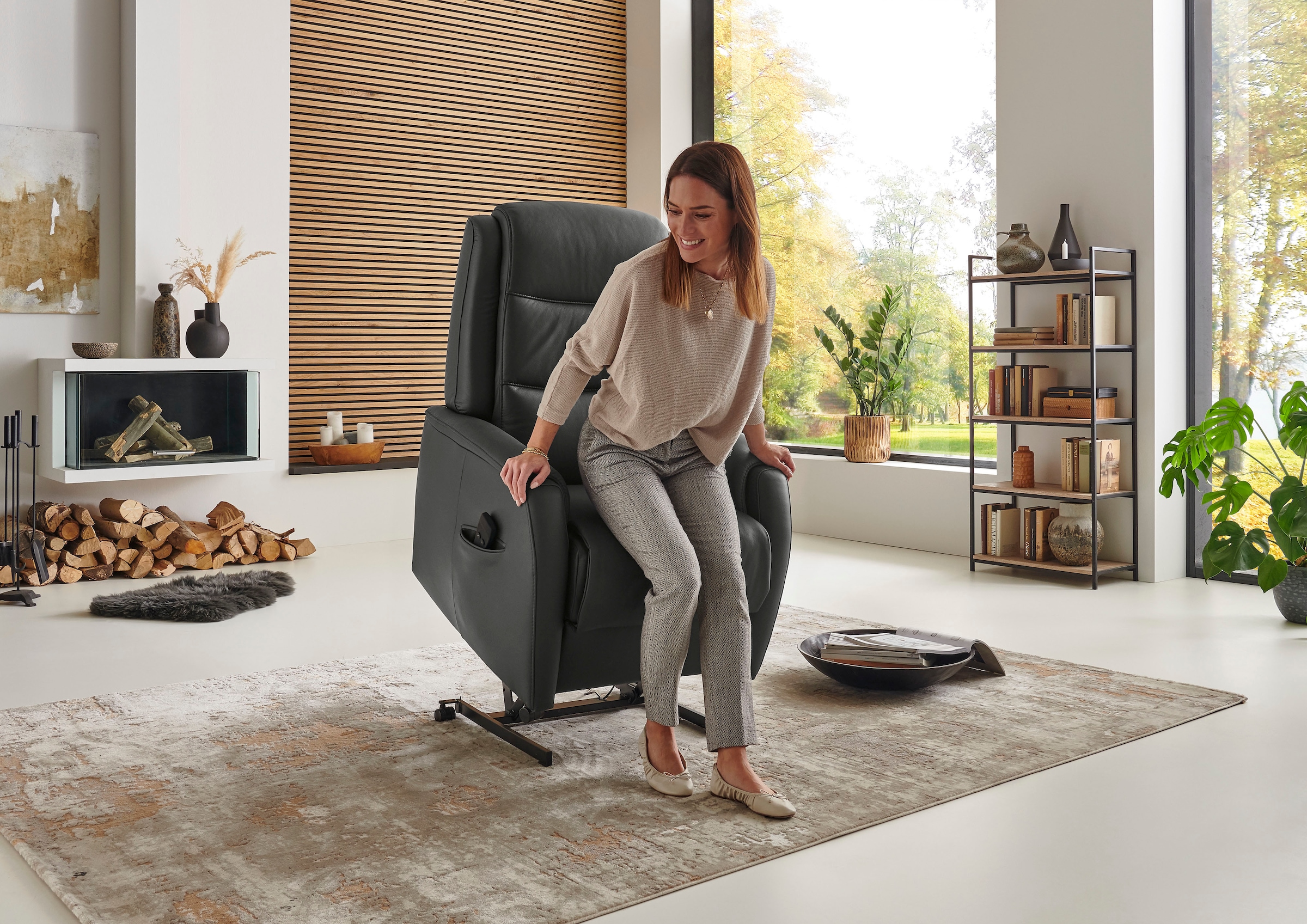 HUKLA Sessel "HU-RV15038" Wahlweise 1- oder 2-motorische Verstellung, inkl. günstig online kaufen