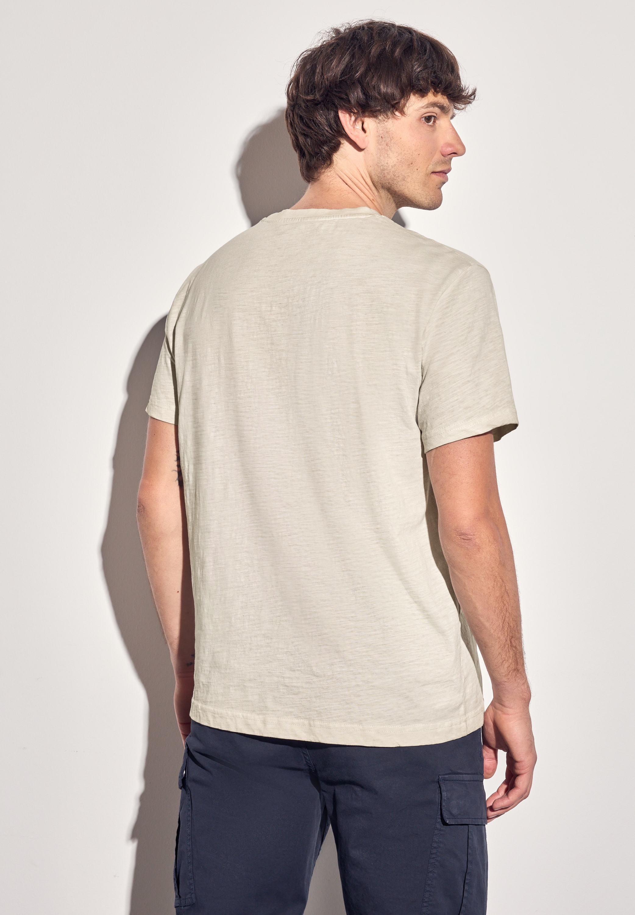 STREET ONE MEN T-Shirt, aus reiner Baumwolle