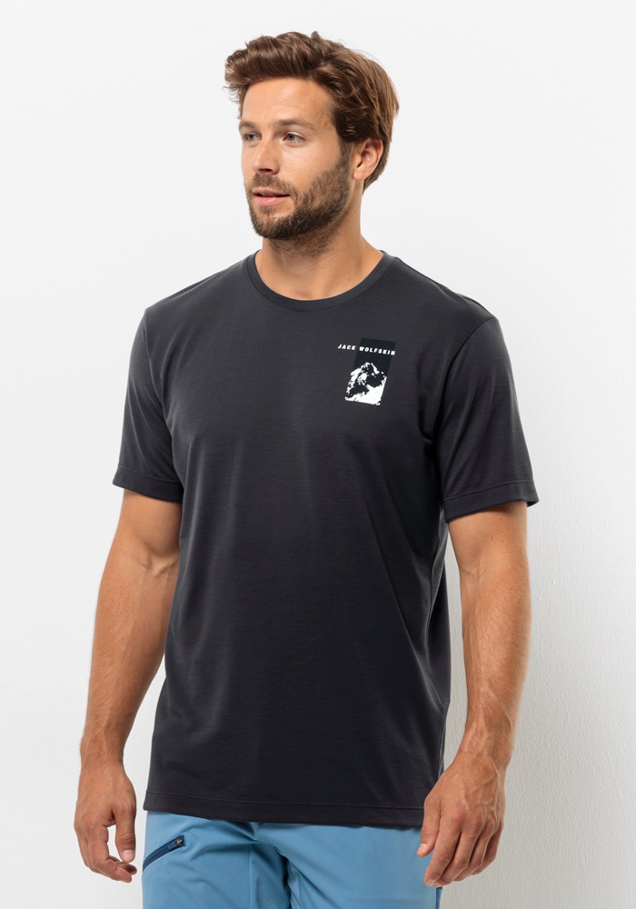 Jack Wolfskin T-Shirt "VONNAN S/S GRAPHIC T M" günstig online kaufen