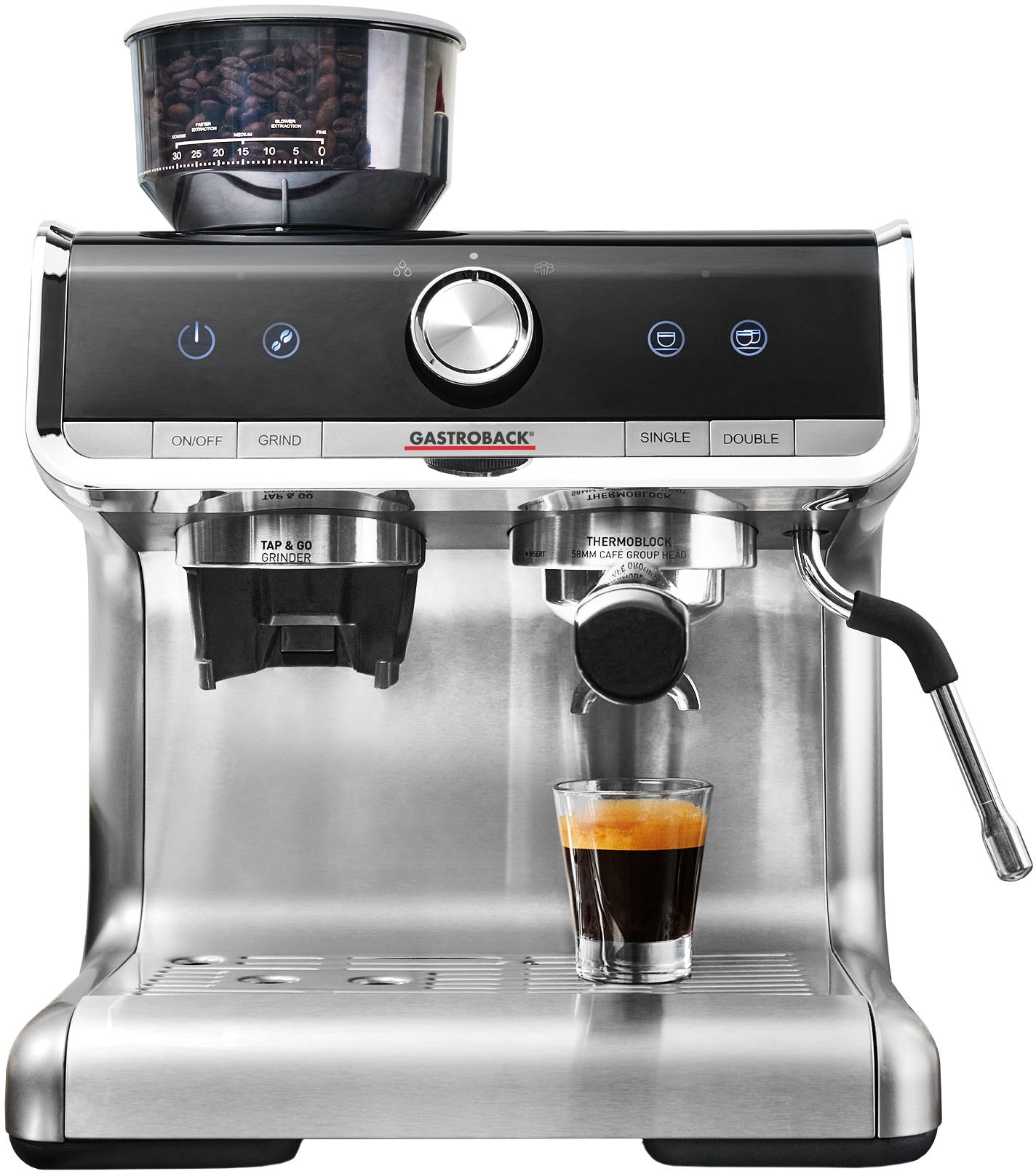 Espressomaschine »42616 Design Espresso Barista Pro«, Siebträger