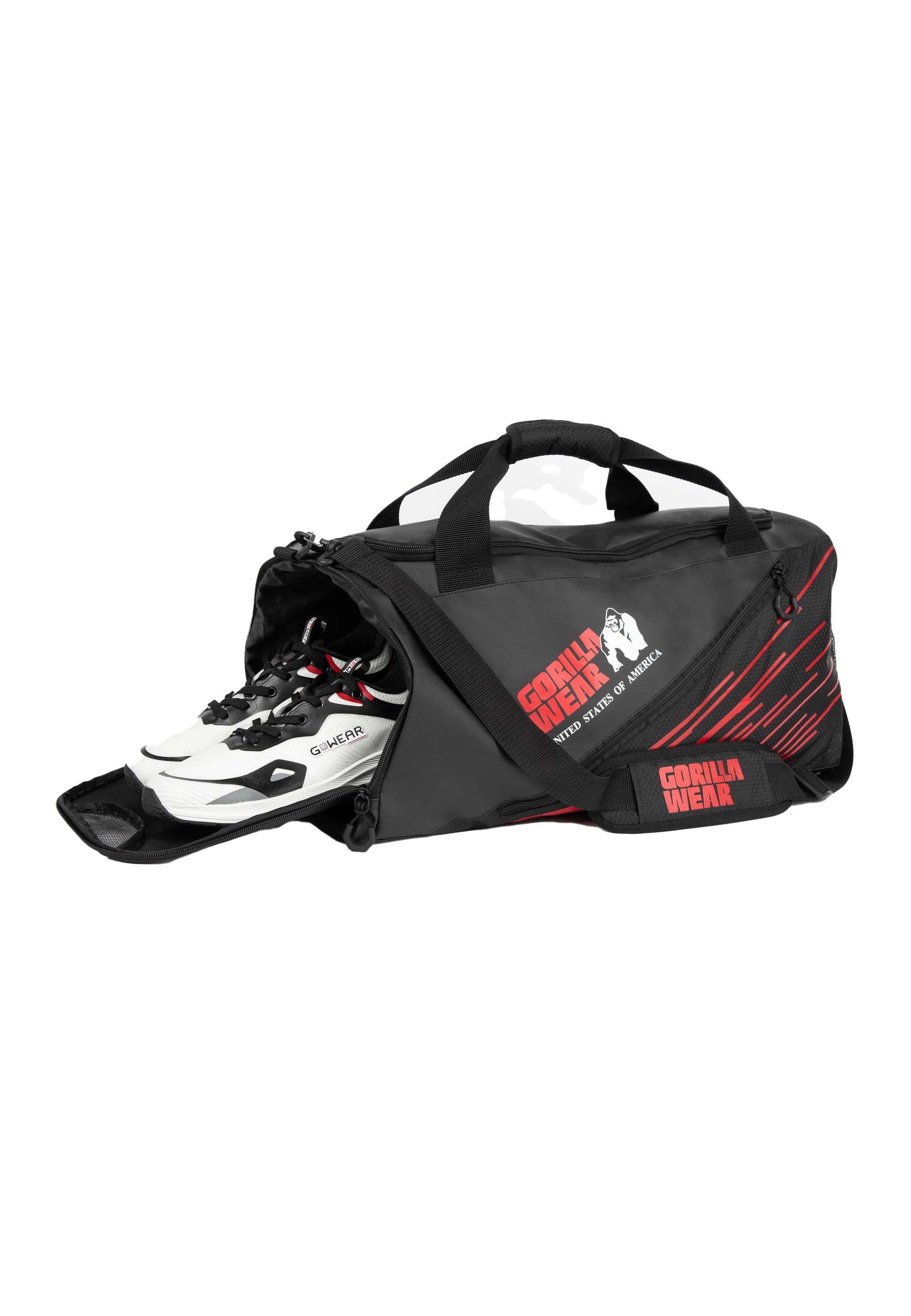 Gorilla Wear Sporttasche »Ohio«, mit atmungsaktiver Schuhtasche