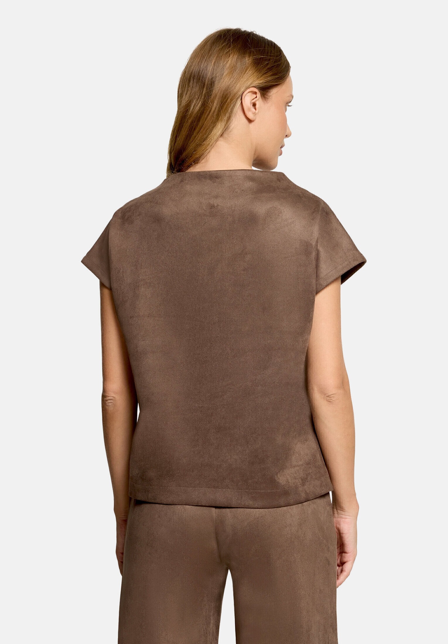 Cartoon Kurzarmshirt »Damen mit Stehkragen« 1