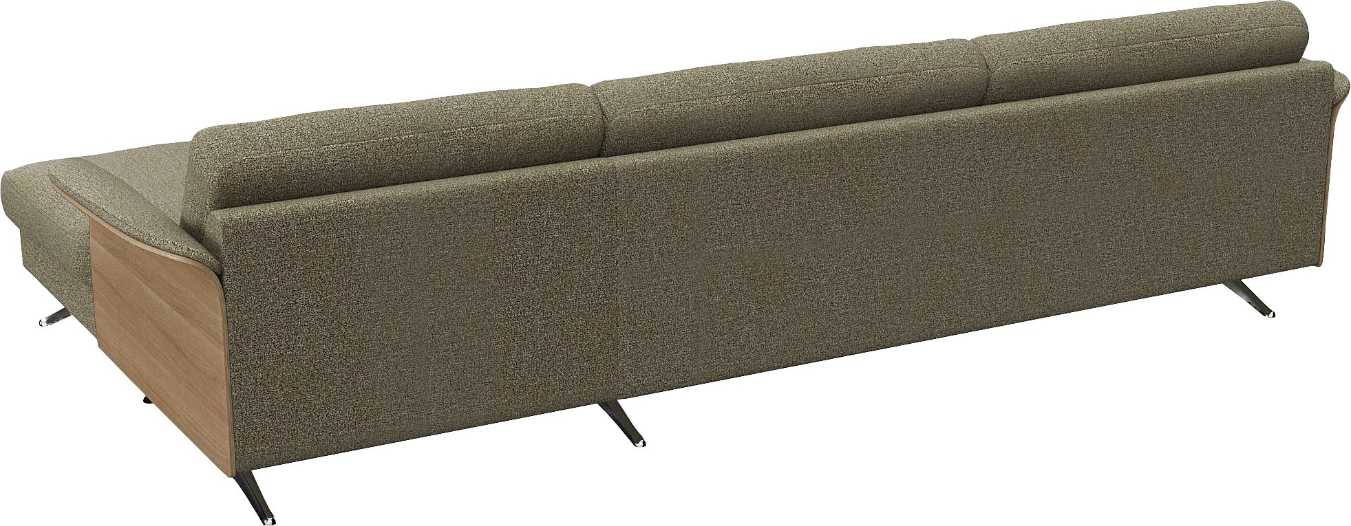 FLEXLUX Ecksofa »Glow, super bequem durch hochwertigem Sitzaufbau mit Federkern, L-Form«, Modernes skandinavisches Design