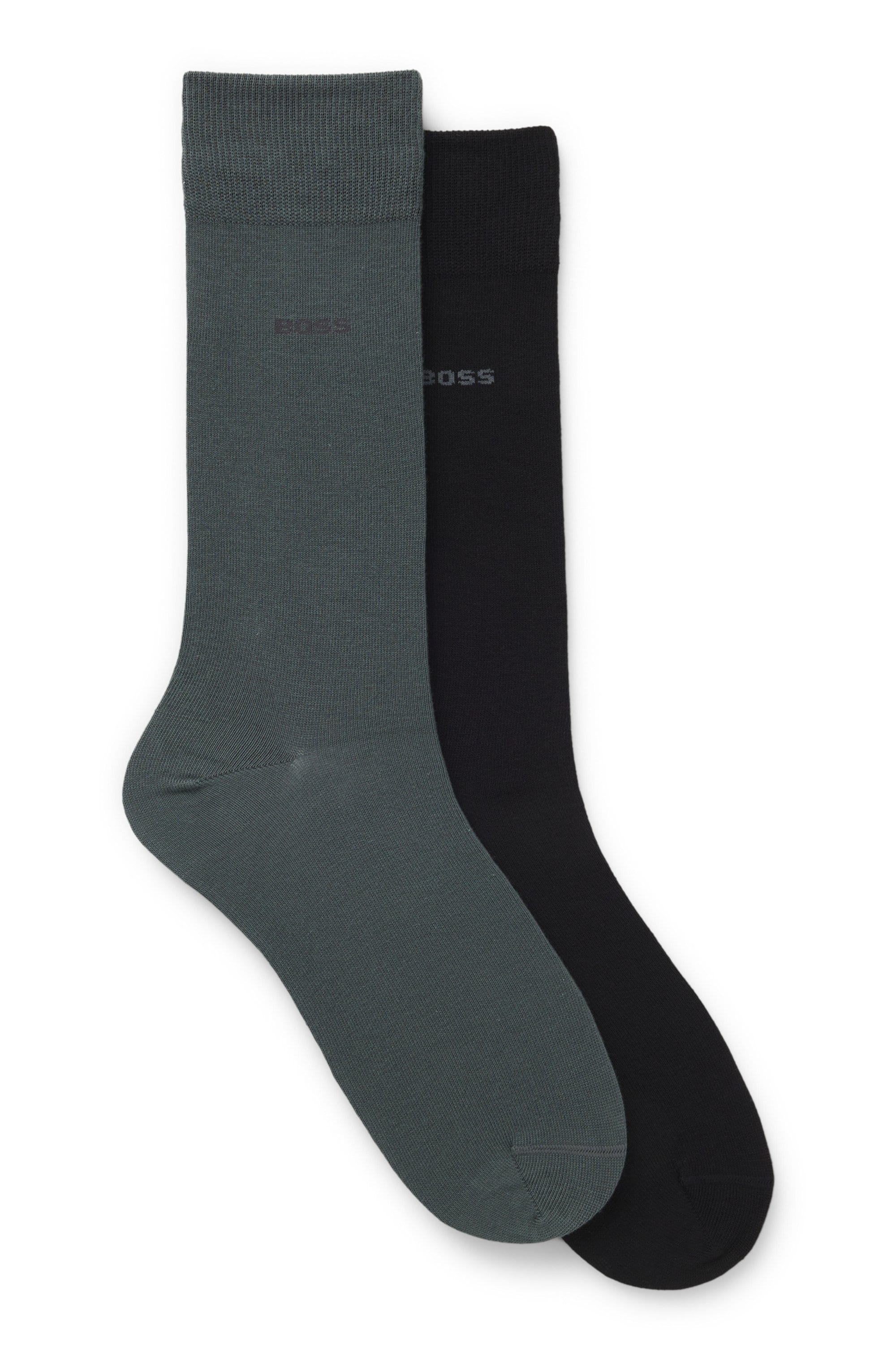 BOSS Businesssocken "2P RS Uni CC" Packung, 2er, 2 Stk. tlg. mit Markenlogo günstig online kaufen