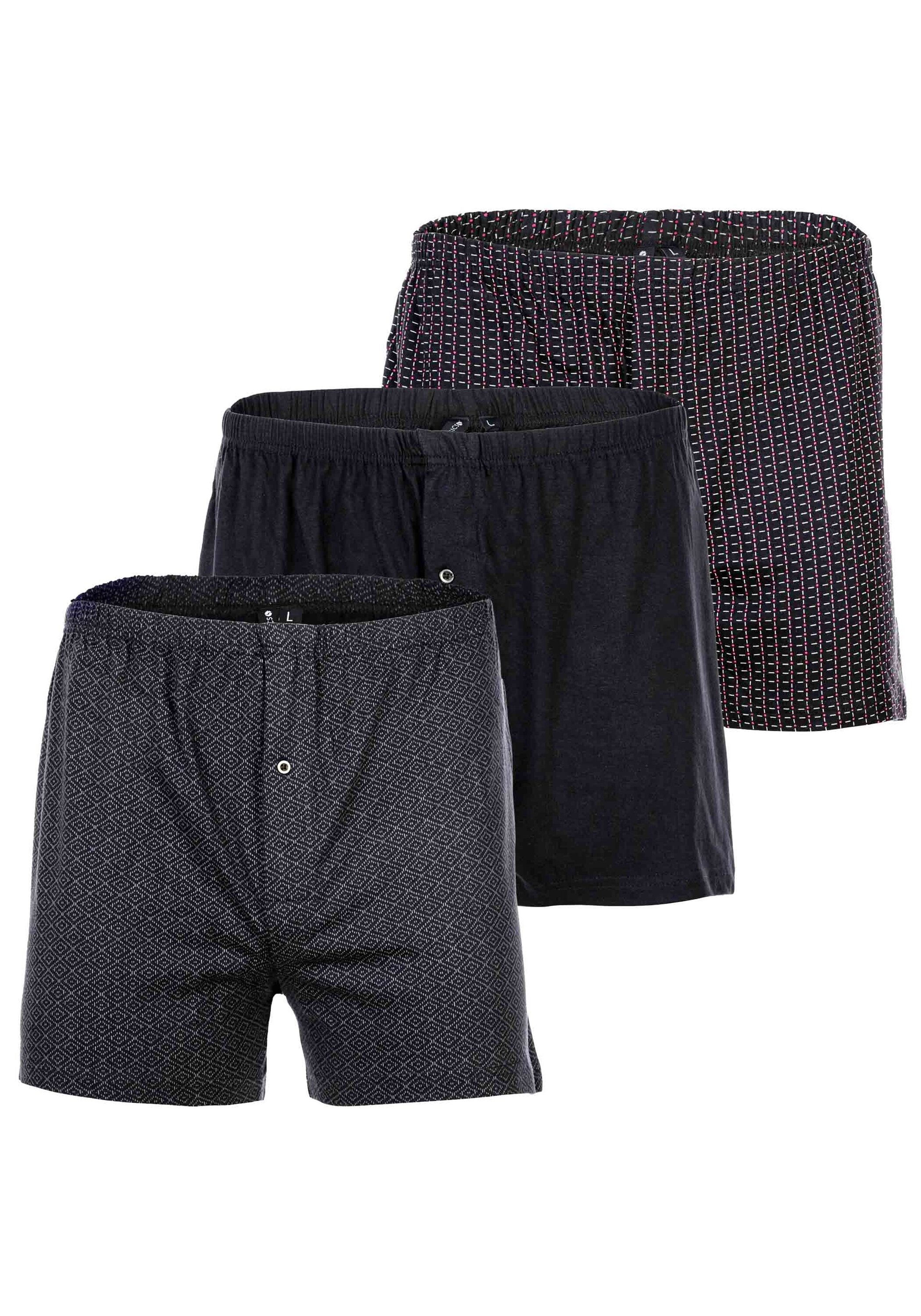 YOURBASICS Boxershorts "Boxershort 3er Pack" günstig online kaufen