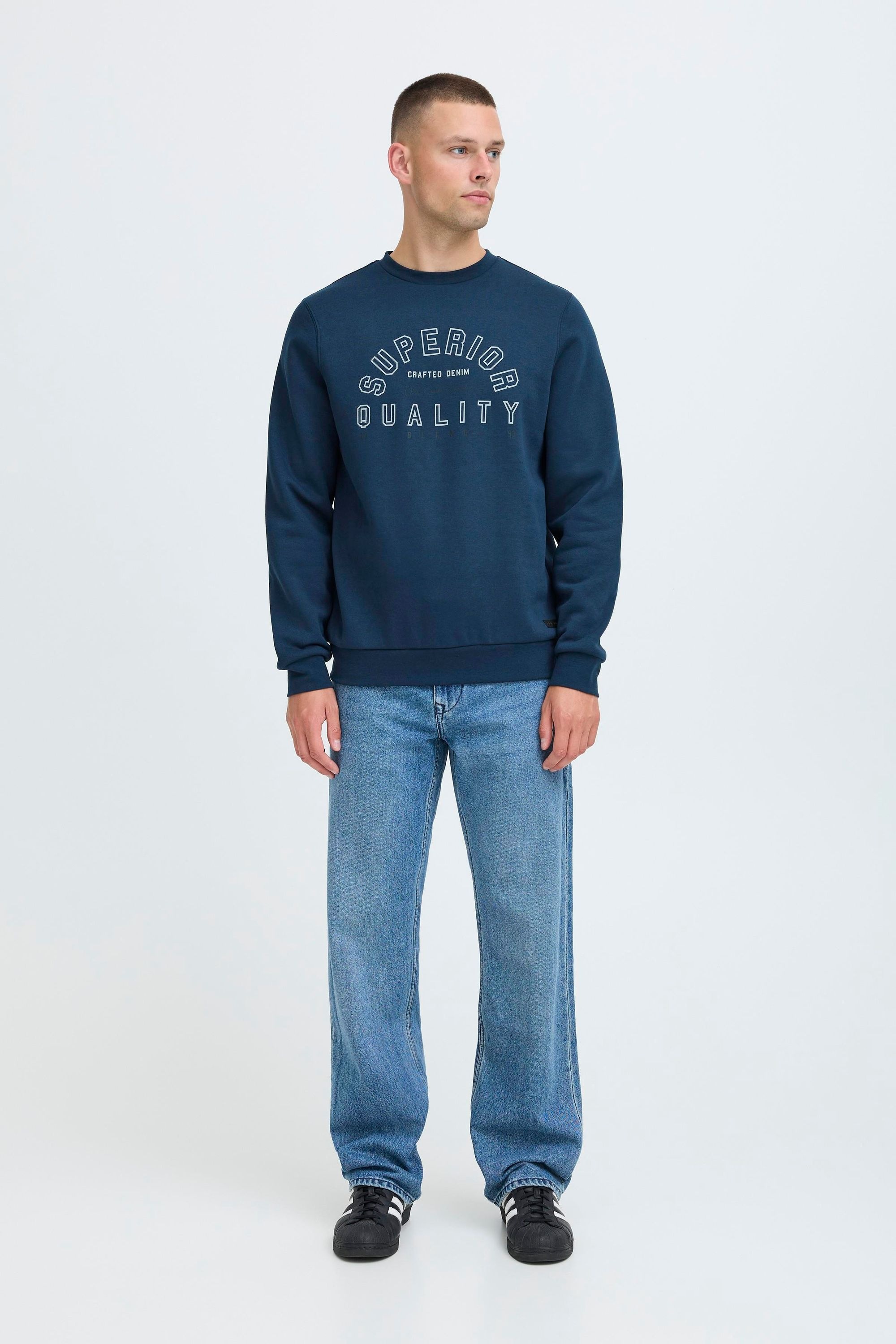 BLEND BHSunox Sweatshirt Navy Size L 4