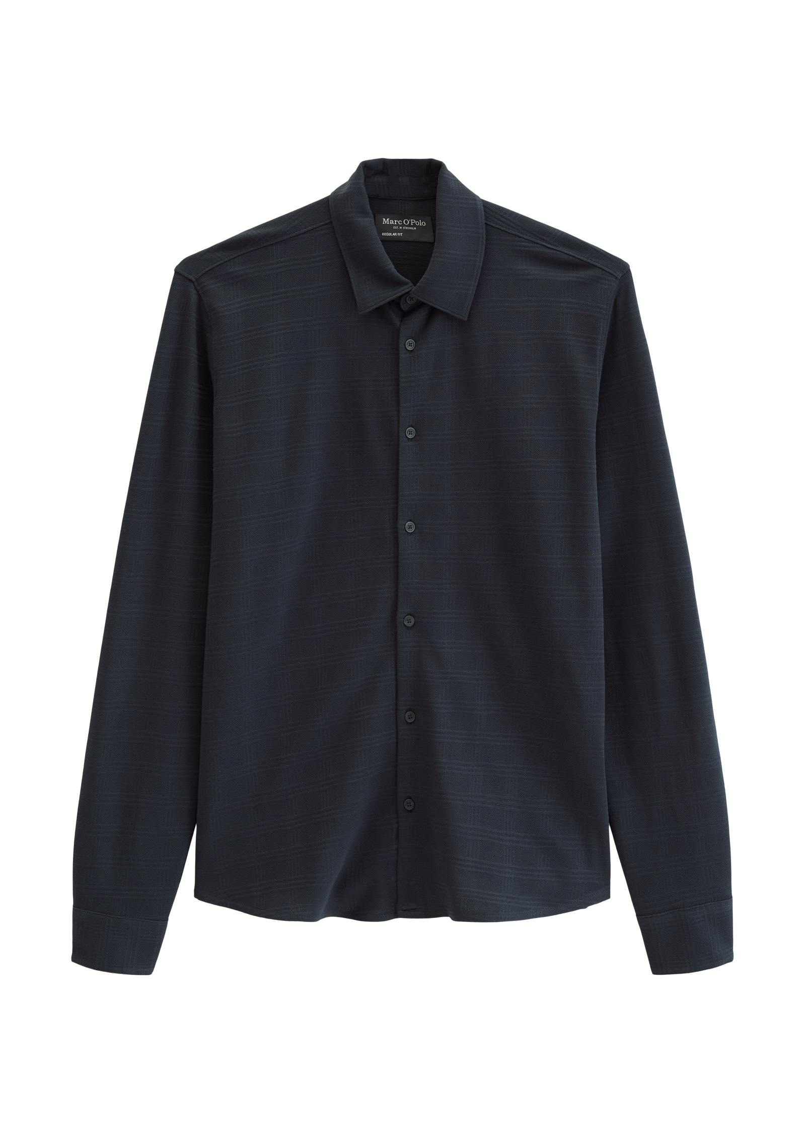 Marc O'Polo Blusenshirt »im strukturierten Karo-Jacquard«
