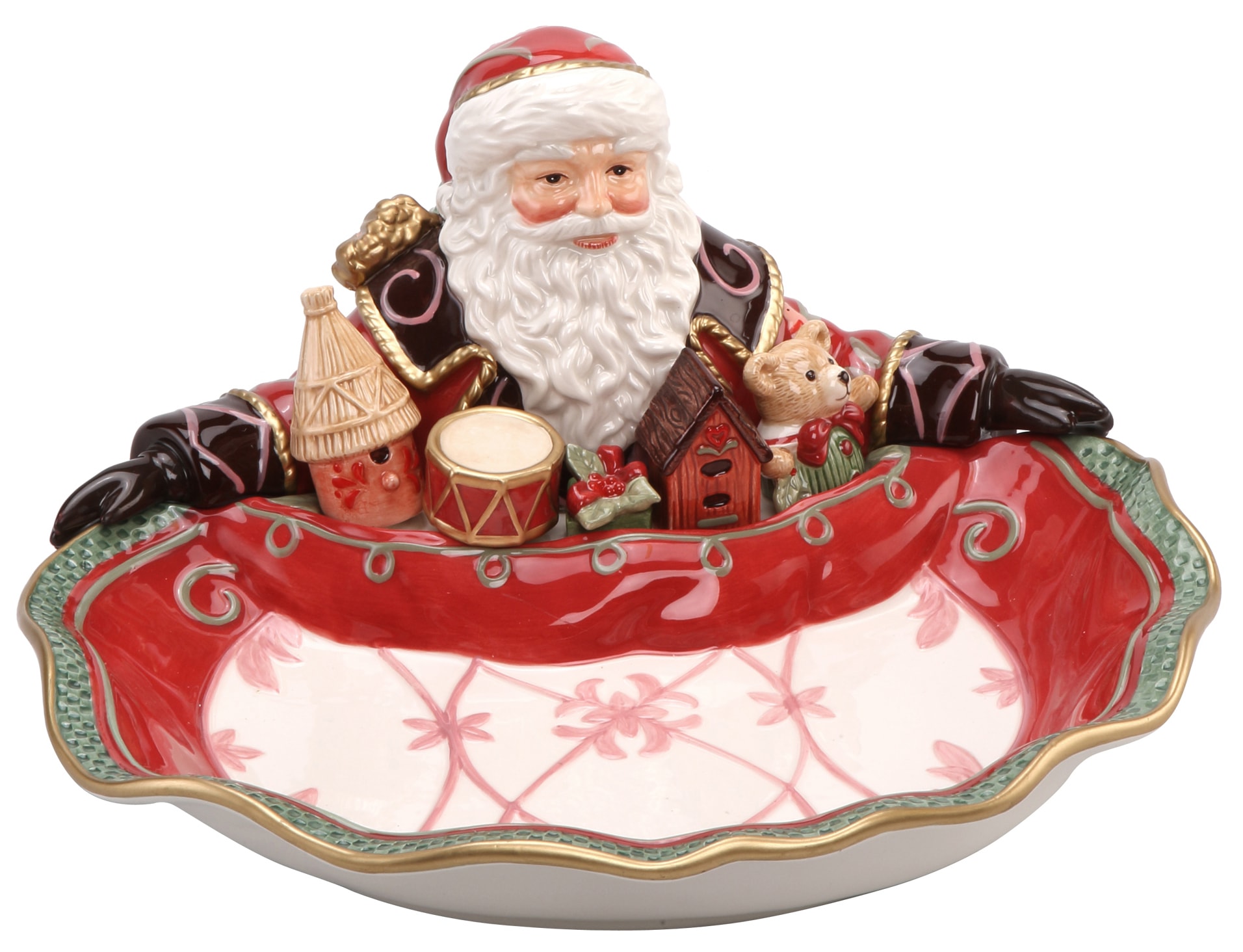 Santa XMAS«, Steingut, | »Fitz Gebäckschale Goebel bestellen aus Floyd & BAUR Steingut, Präsentiert