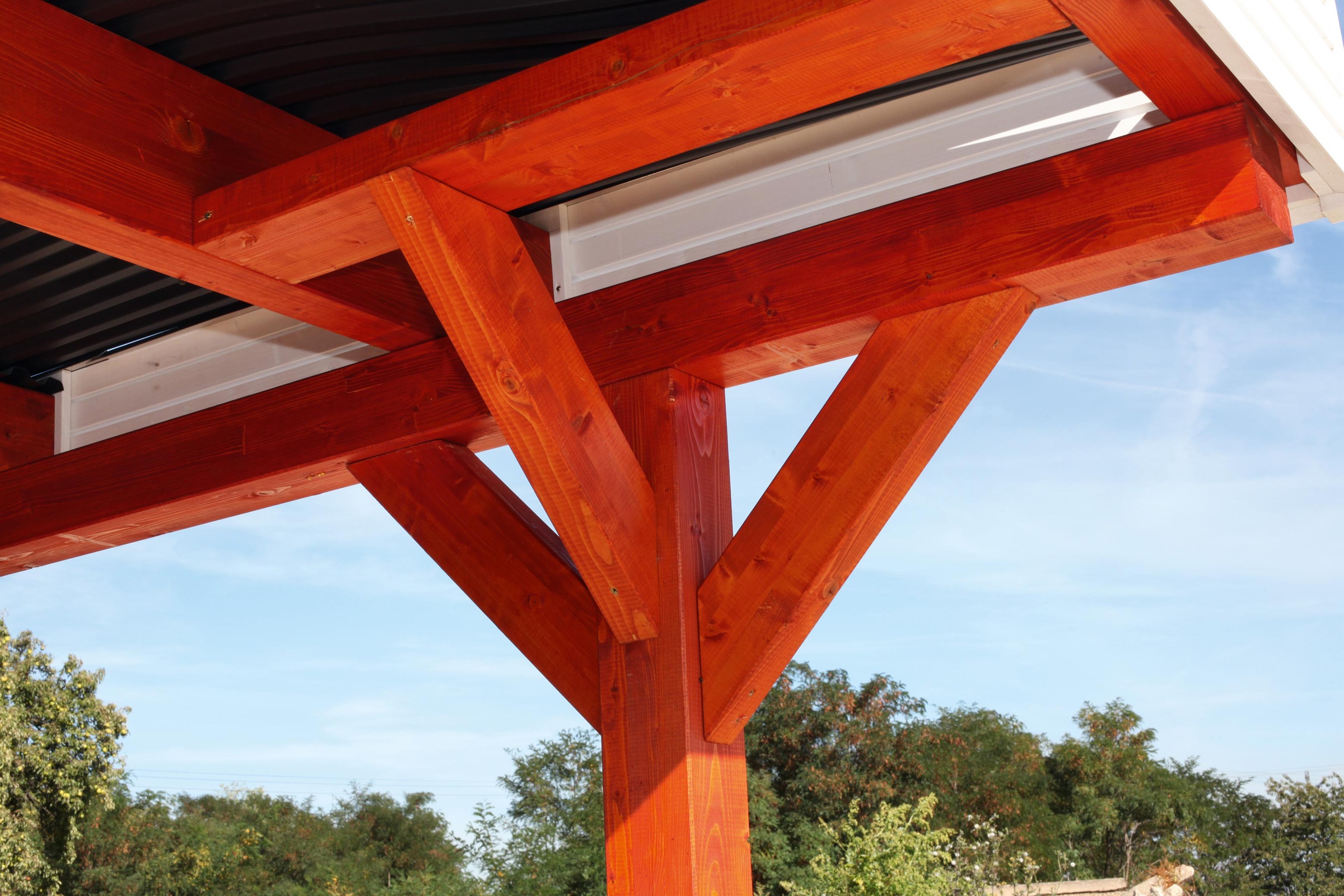 Skanholz Doppelcarport »Spessart«, Holz, 550 cm, Anthrazit