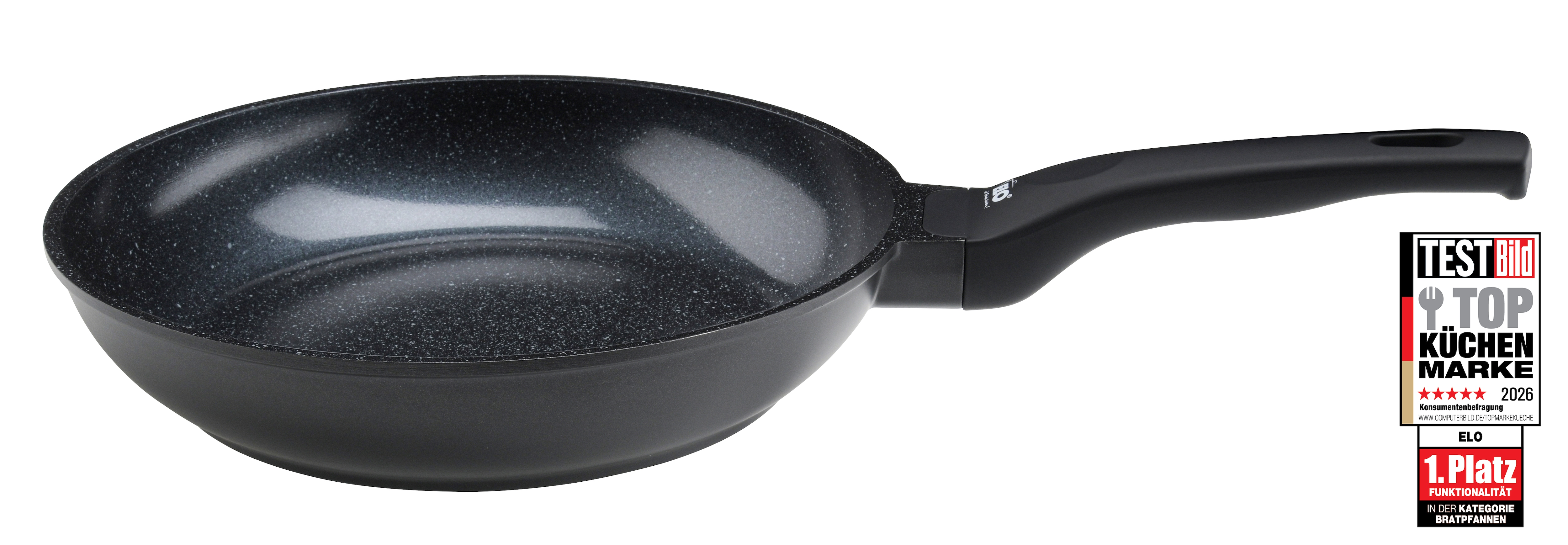 Elo Bratpfanne "Siloncast" Aluminiumguss 1 Stk. tlg. hochwertige Antihaftversiegelung, Softtouch-Stil, induktionsgeeignet