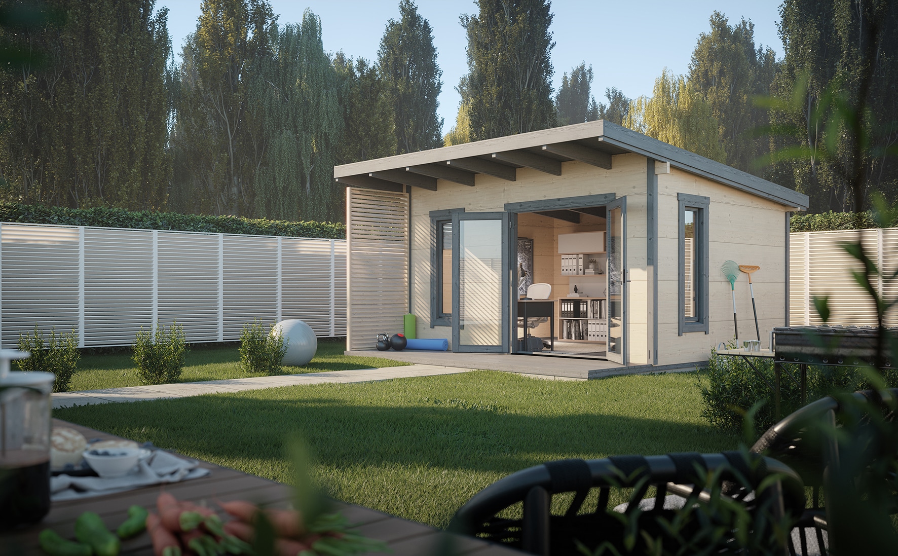 Palmako Gartenhaus »Grace« verschiedene Farben