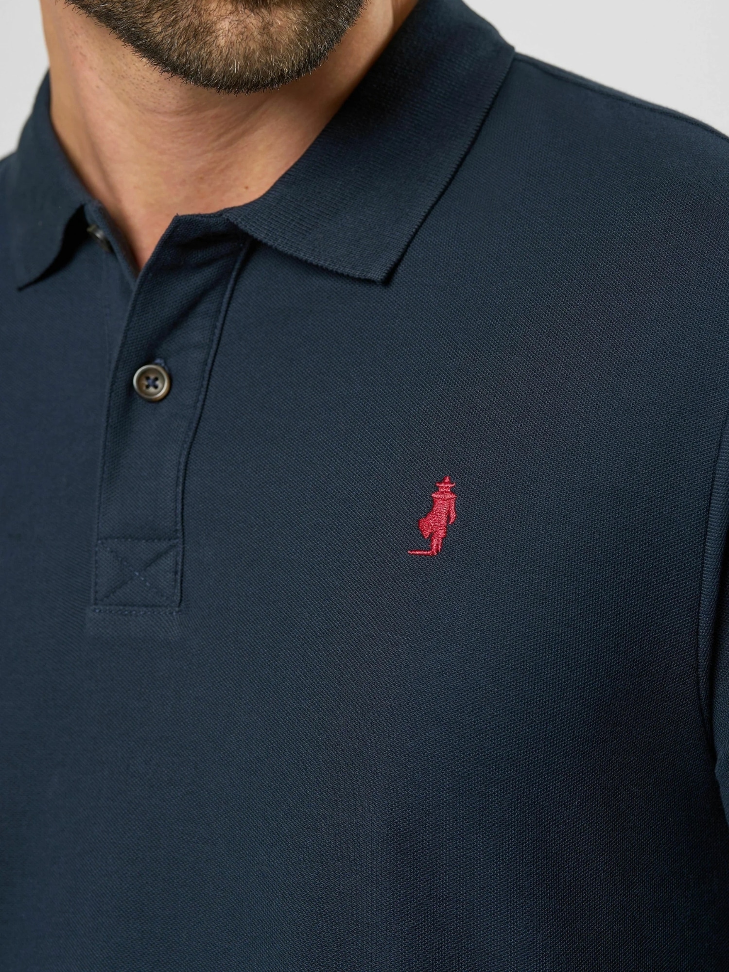 MCS Kurzarmhemd »MCS polo shirt Rockwall Long Sleeve«