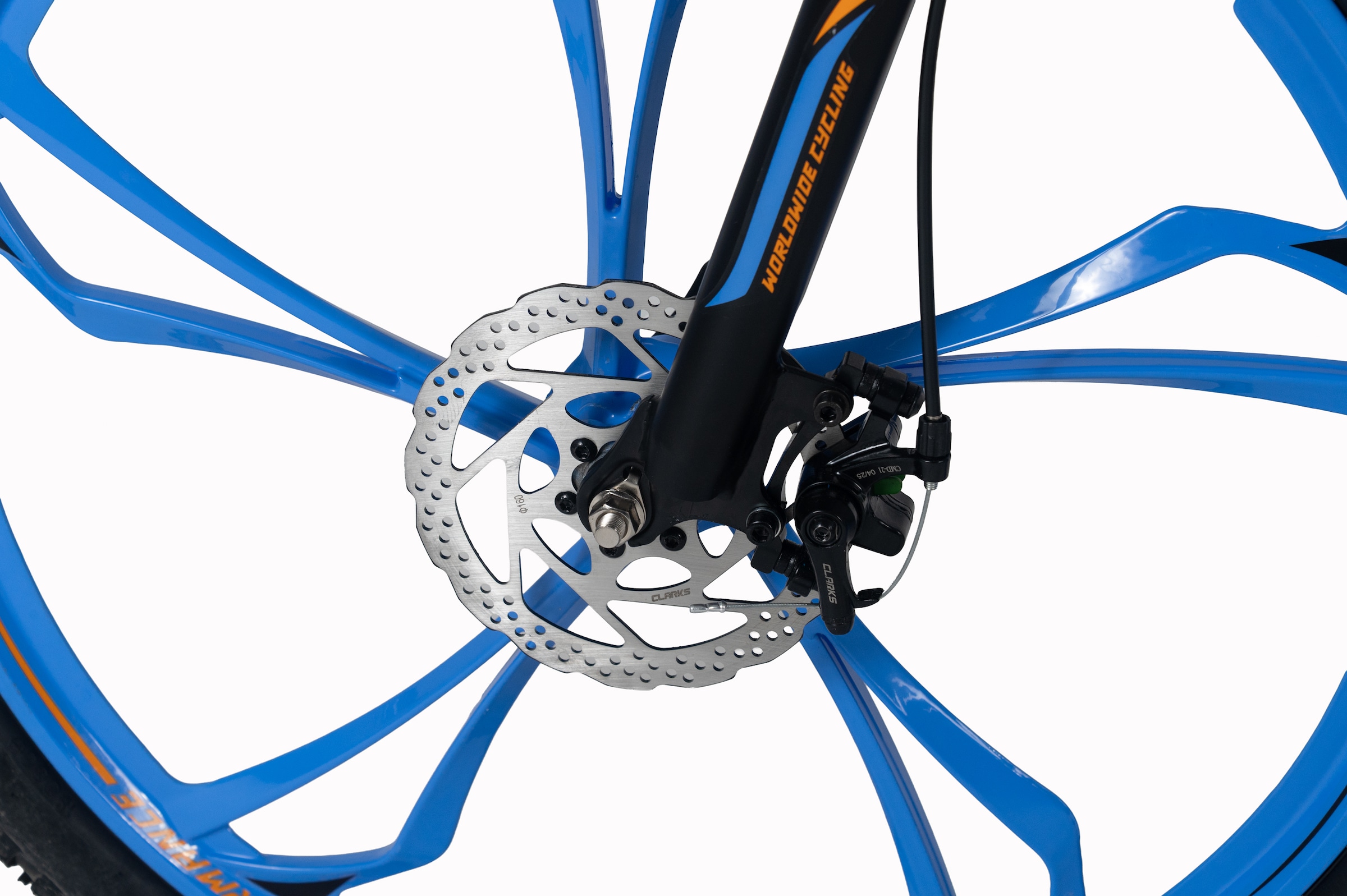 WYLD Mountainbike »WYLD Mountainbike Fully 26'' Topspin schwarz-blau« 21 Gang Shimano Tourney Schaltwerk Kettenschaltung