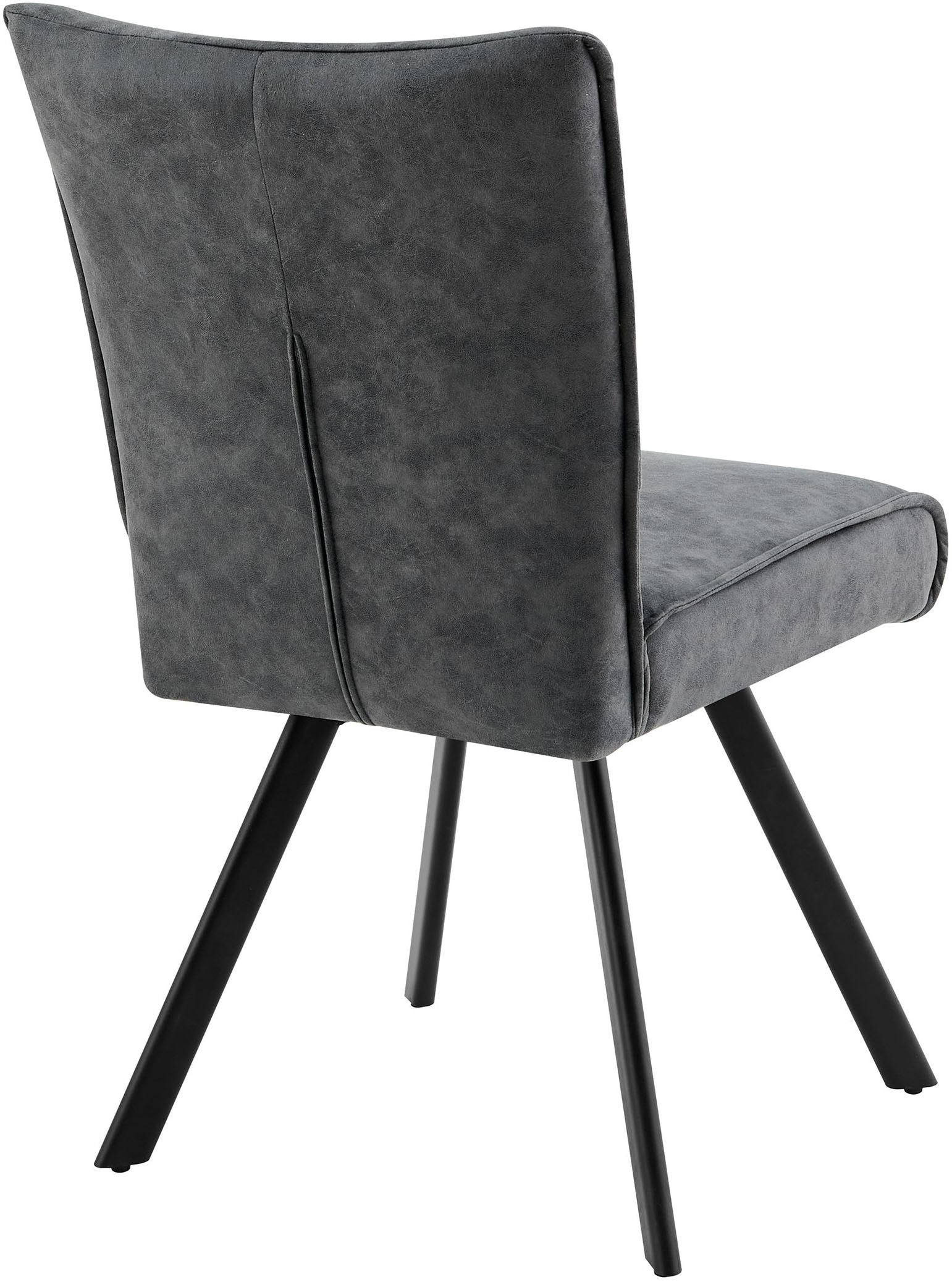 byLIVING Esszimmerstuhl »ROBBIE« (Set) 2 Stk.Microfaser, 360° drehbar, Taschenfederkern,Steppung Rücken, Keder