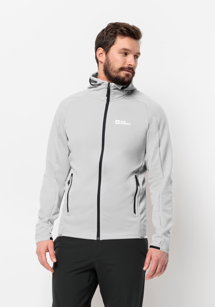 Jack Wolfskin Fleecejacke "ALPGRAT HOODED FZ M", mit Kapuze