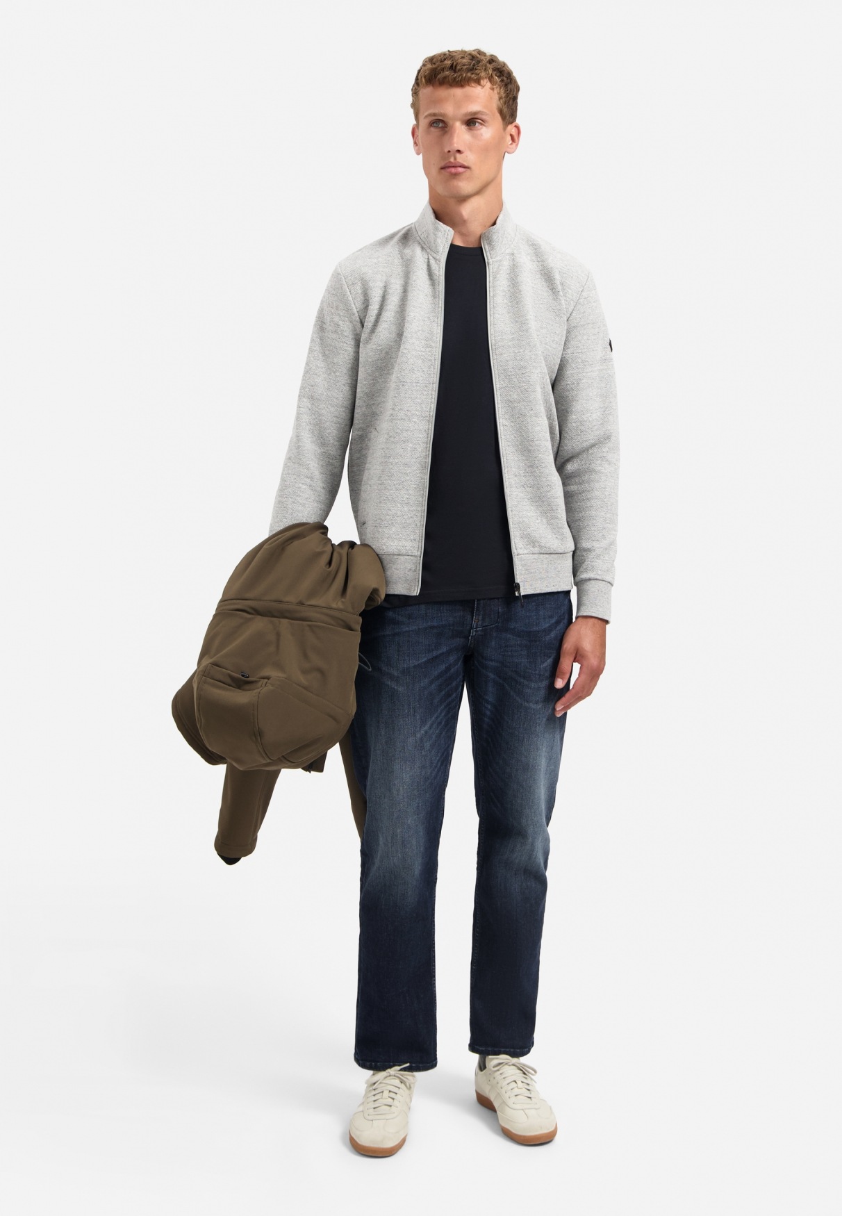 Thumbnail - NO EXCESS Sweater "No Excess Strukturierter Cardigan"
