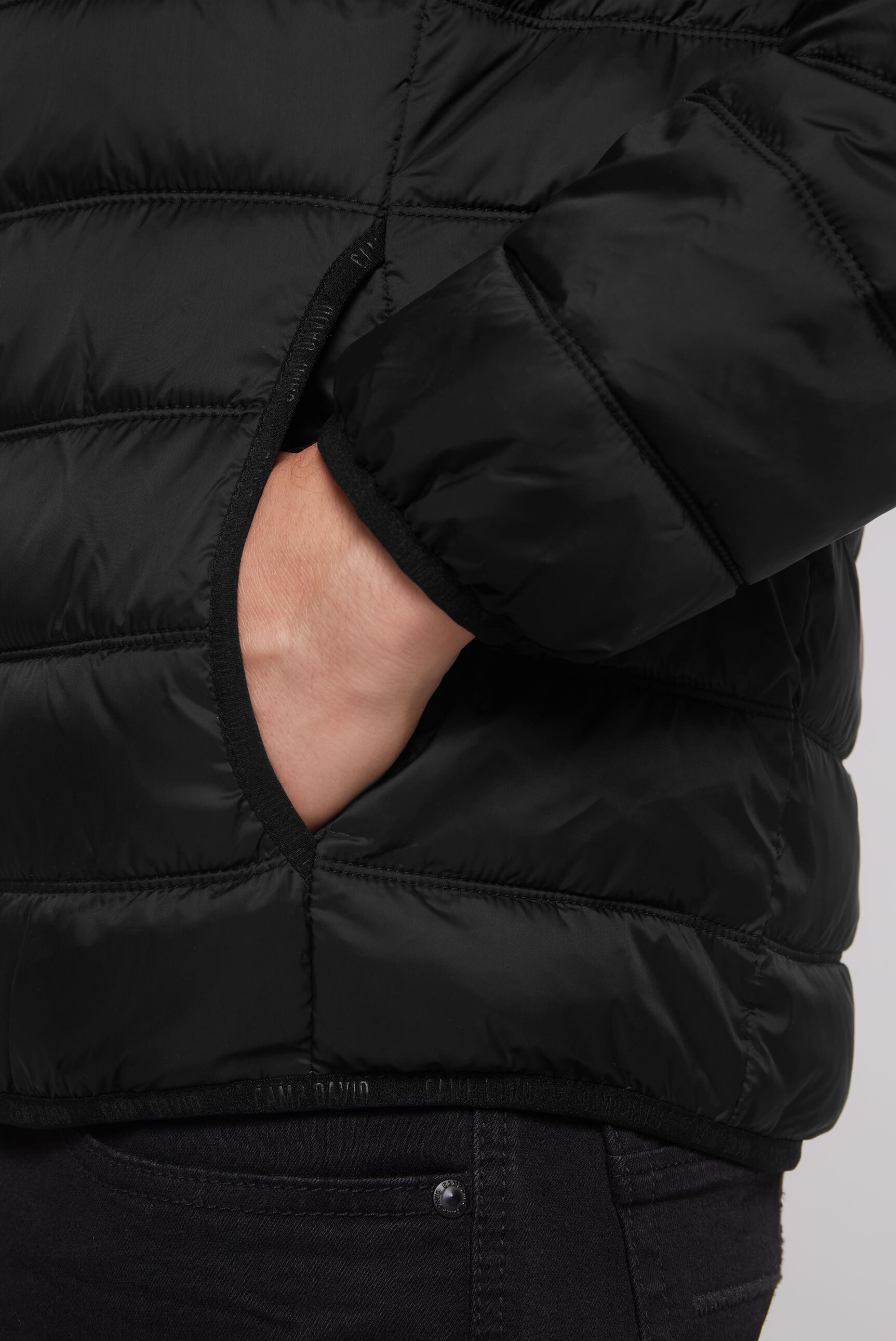 CAMP DAVID Outdoorjacke, mit Kapuze, mit Innentaschen