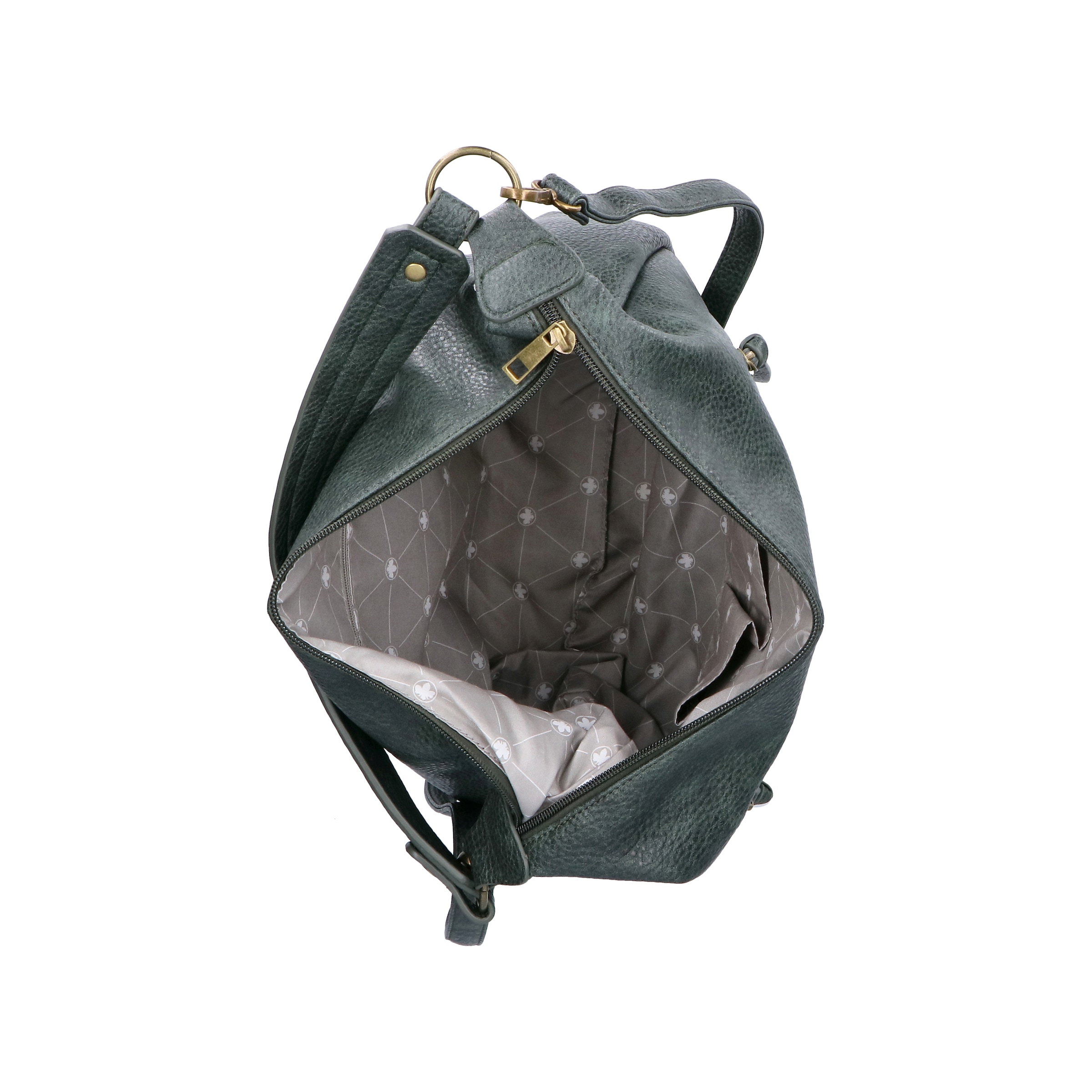 Rieker Handtasche, Schultertasche, Damen Umhängetasche mit abnehmbarem Umhängeriemen