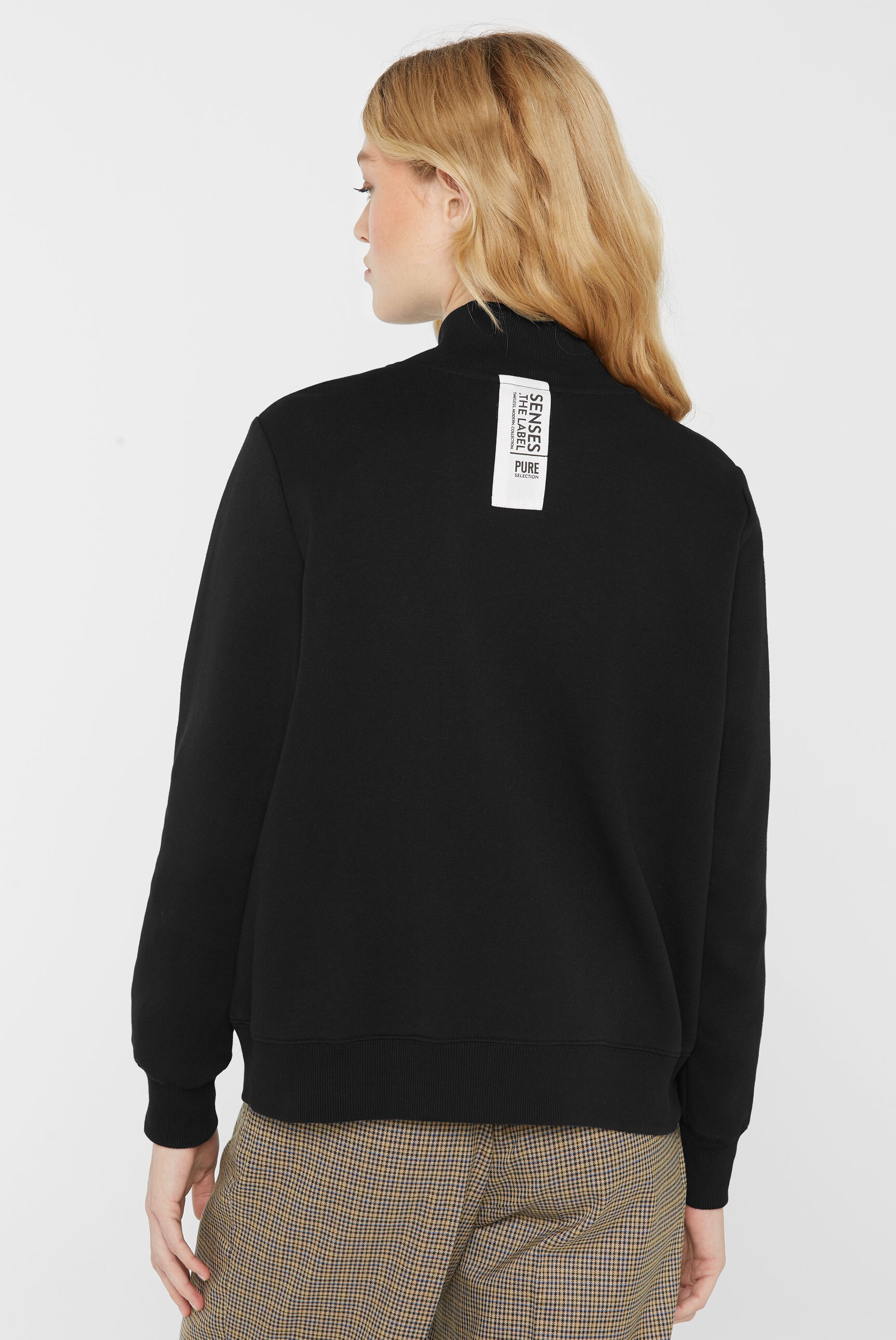 SENSES.THE LABEL Sweatjacke, mit Baumwolle
