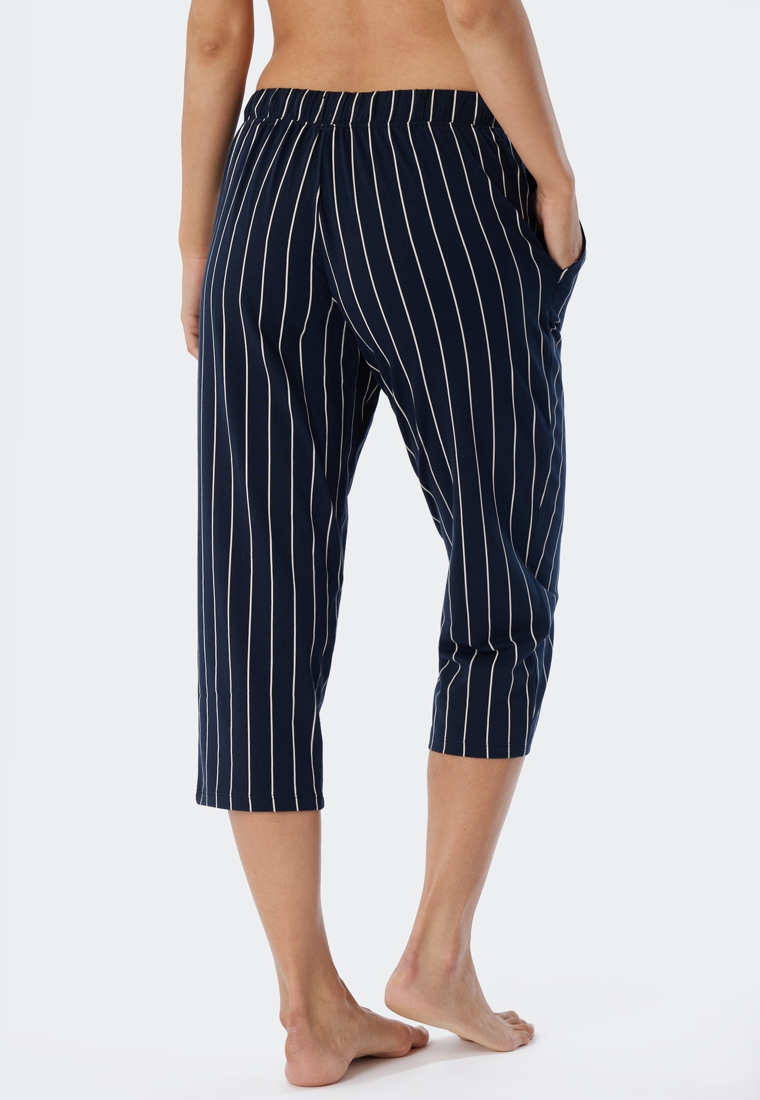 Schiesser 3/4-Hose »Mix + Relax«, seitliche Taschen, Bindeband