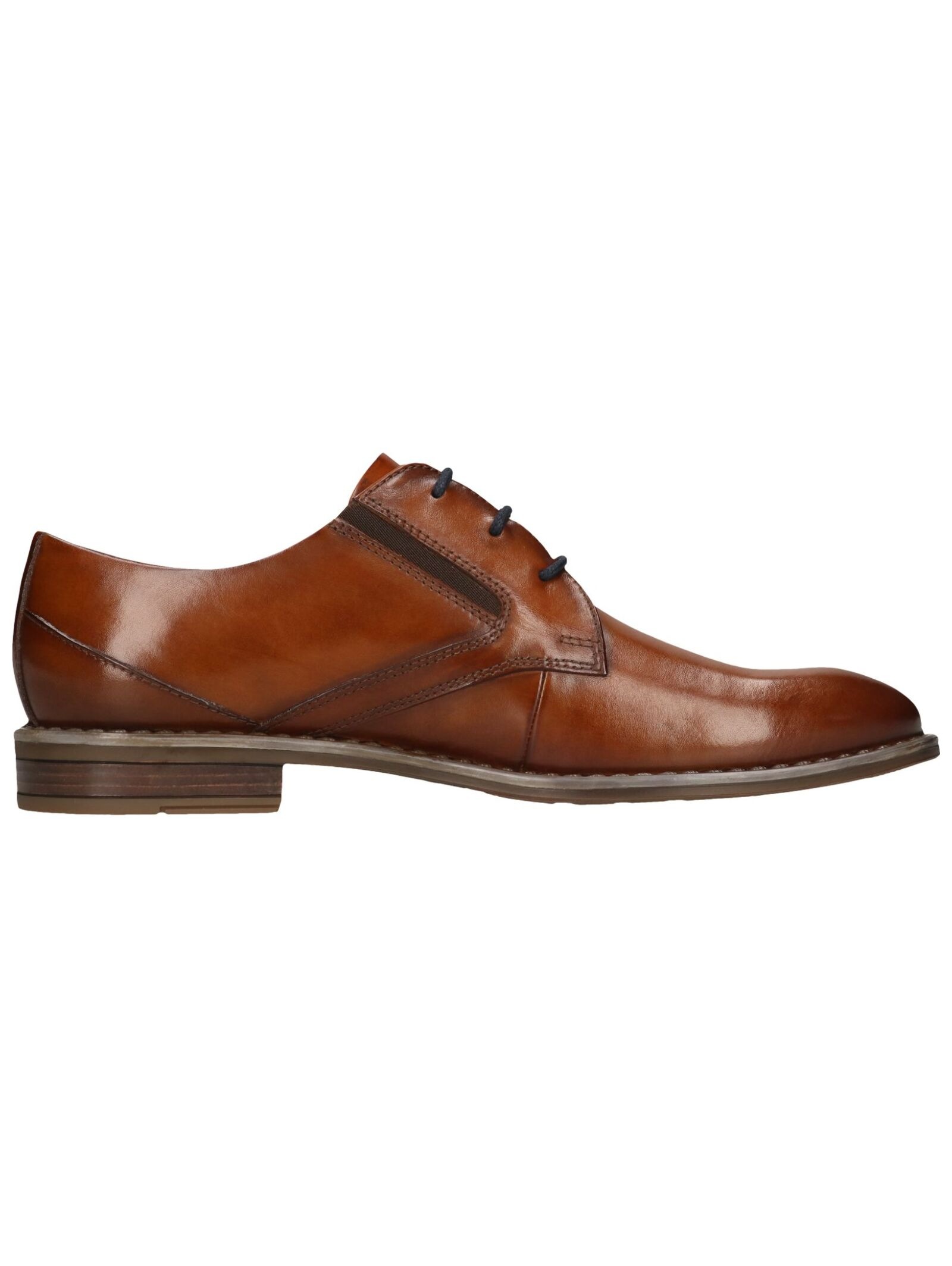 Schnürschuh BUGATTI "bugatti Businessschuhe Leder", Herren, Gr. 41, cognac, Leder, Schuhe Schnürschuh 3
