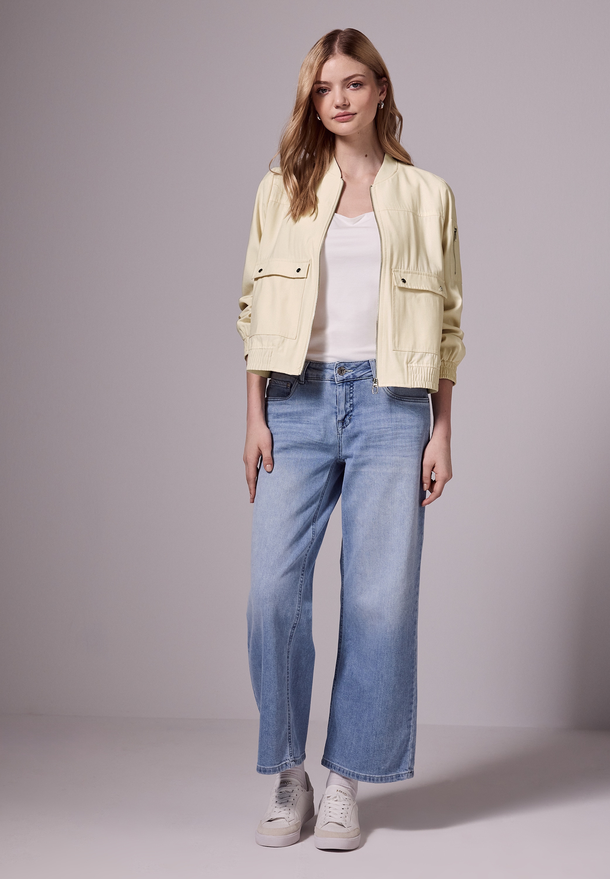 STREET ONE STUDIO Blouson, ohne Kapuze, mit Elastiksaum
