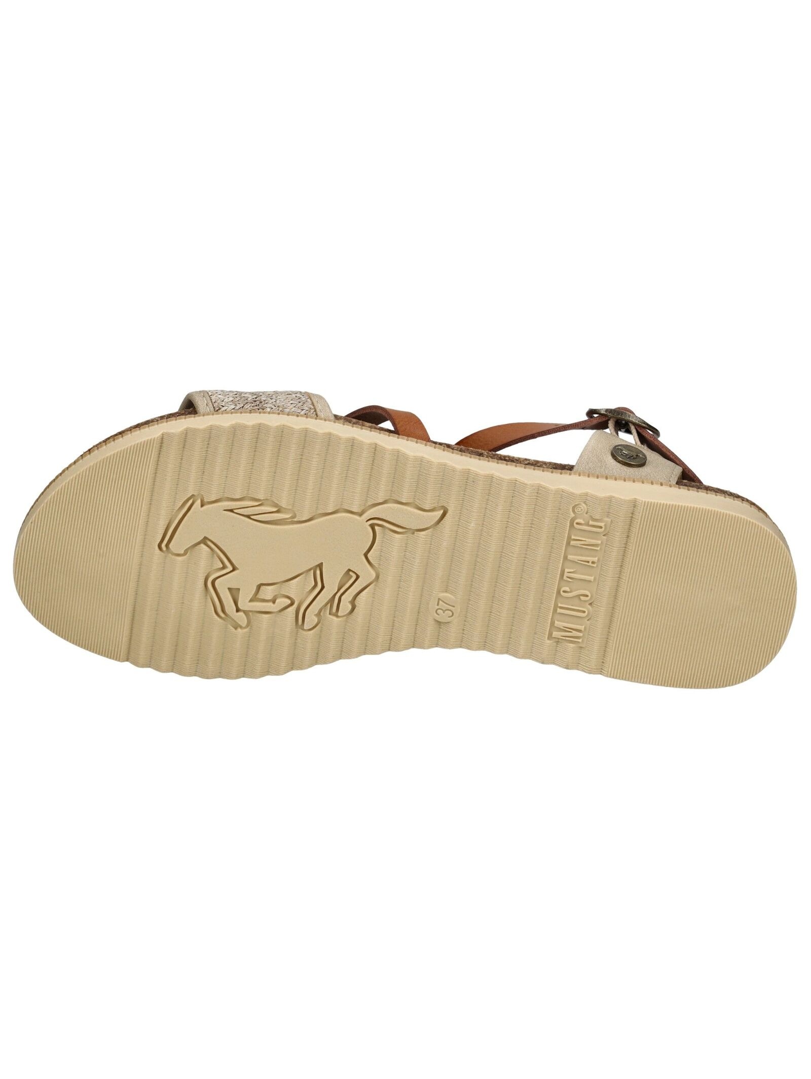 Mustang Shoes Riemchensandale »Mustang Shoes Sandalen Lederimitat/Textil«
