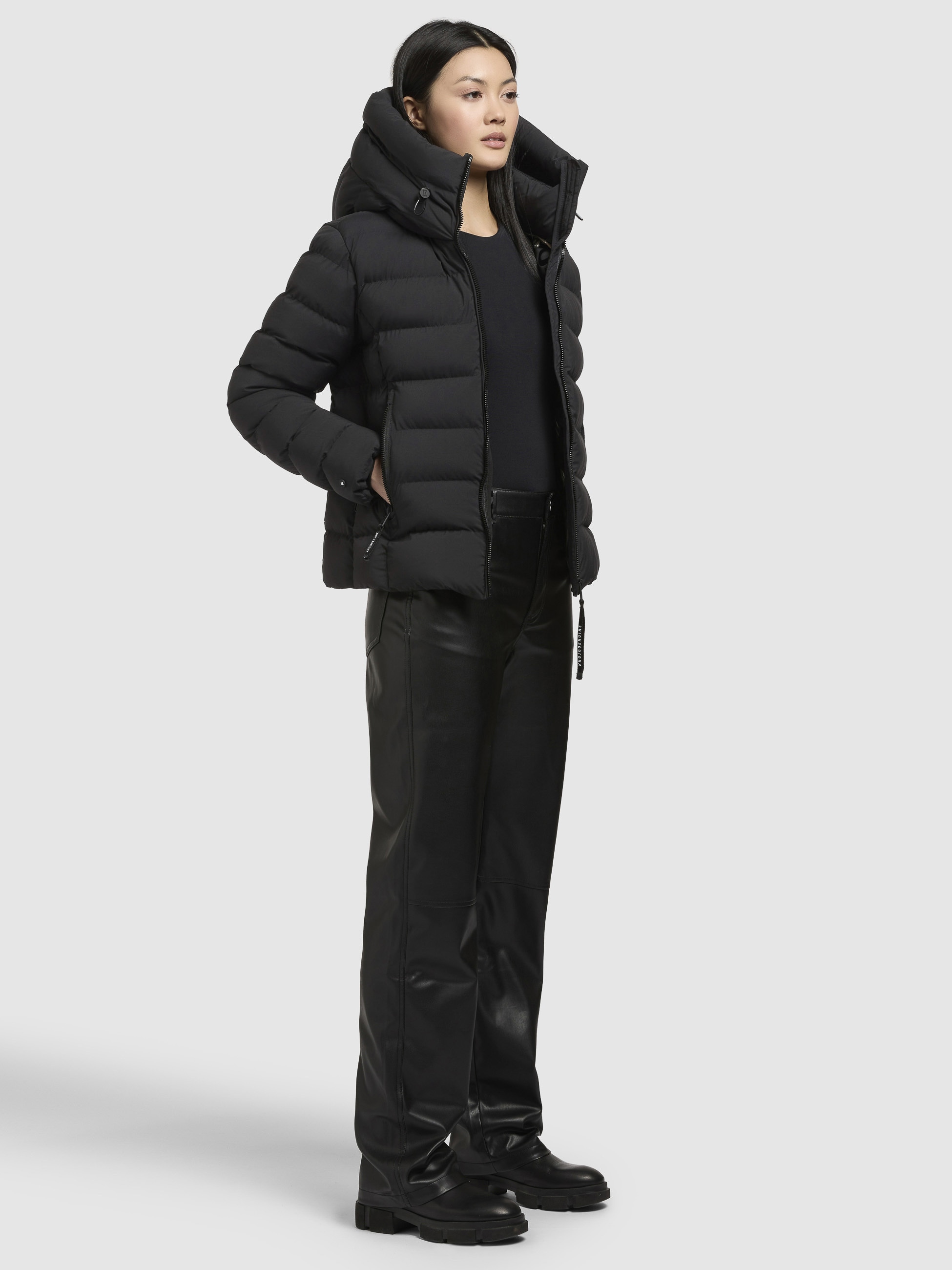 khujo Steppjacke »VADEA«, mit Kapuze