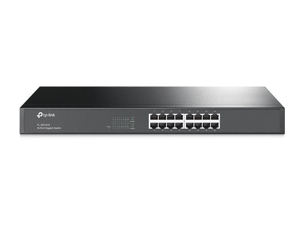 TP-Link Netzwerk-Switch »TL-SG1016 16-Port Gigabit Rackmount Switch«