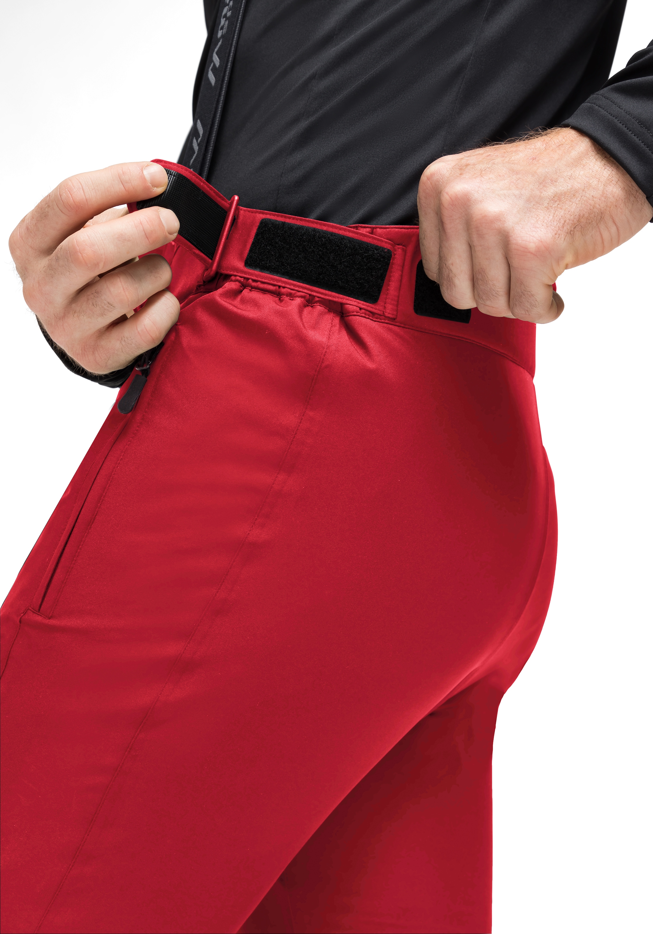 Maier Sports Skihose »Joscha Slim«, Herren Schneehose mit Hosenträgern, wind/wasserdicht, Slim Fit