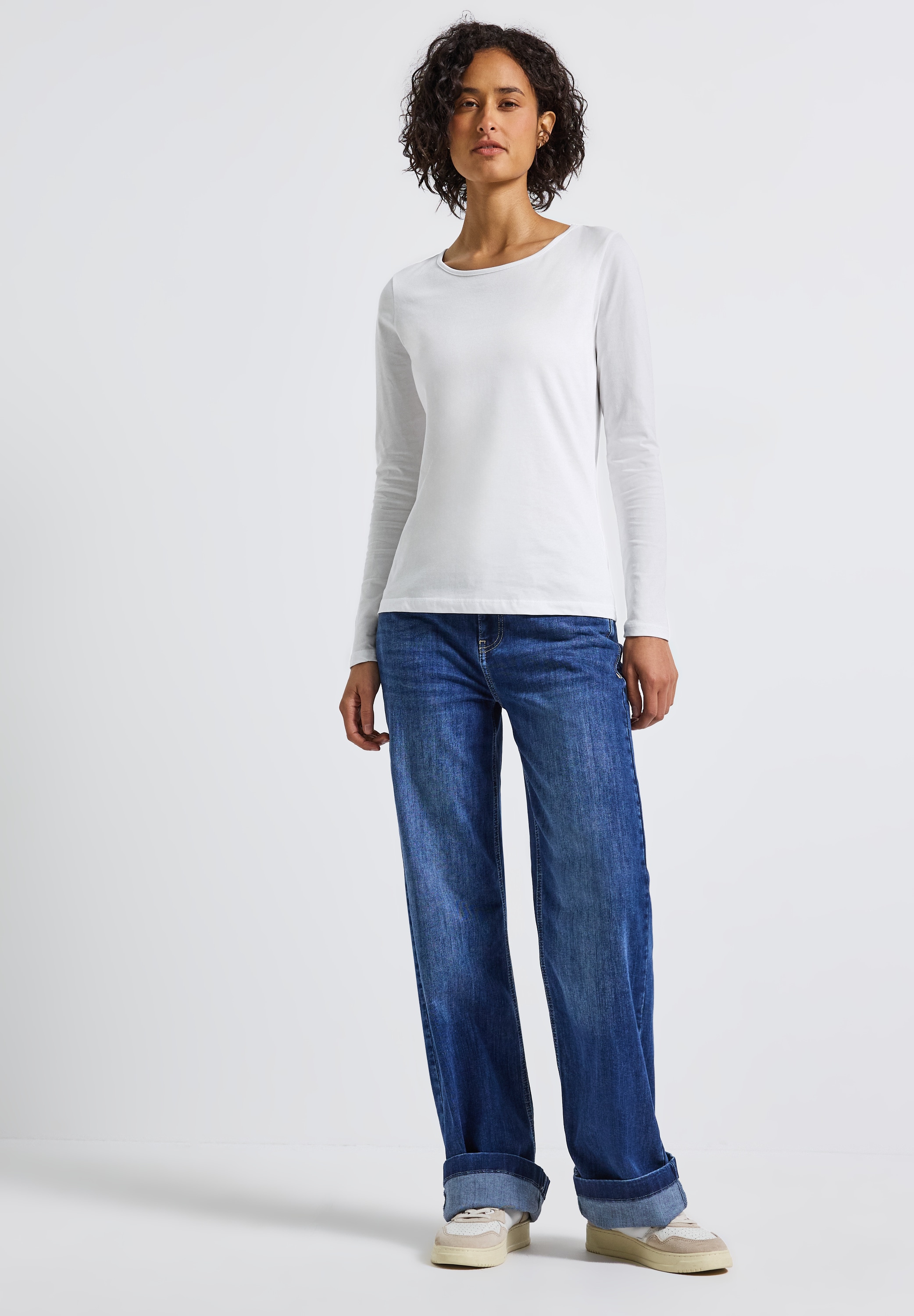 STREET ONE Langarmshirt, Basic