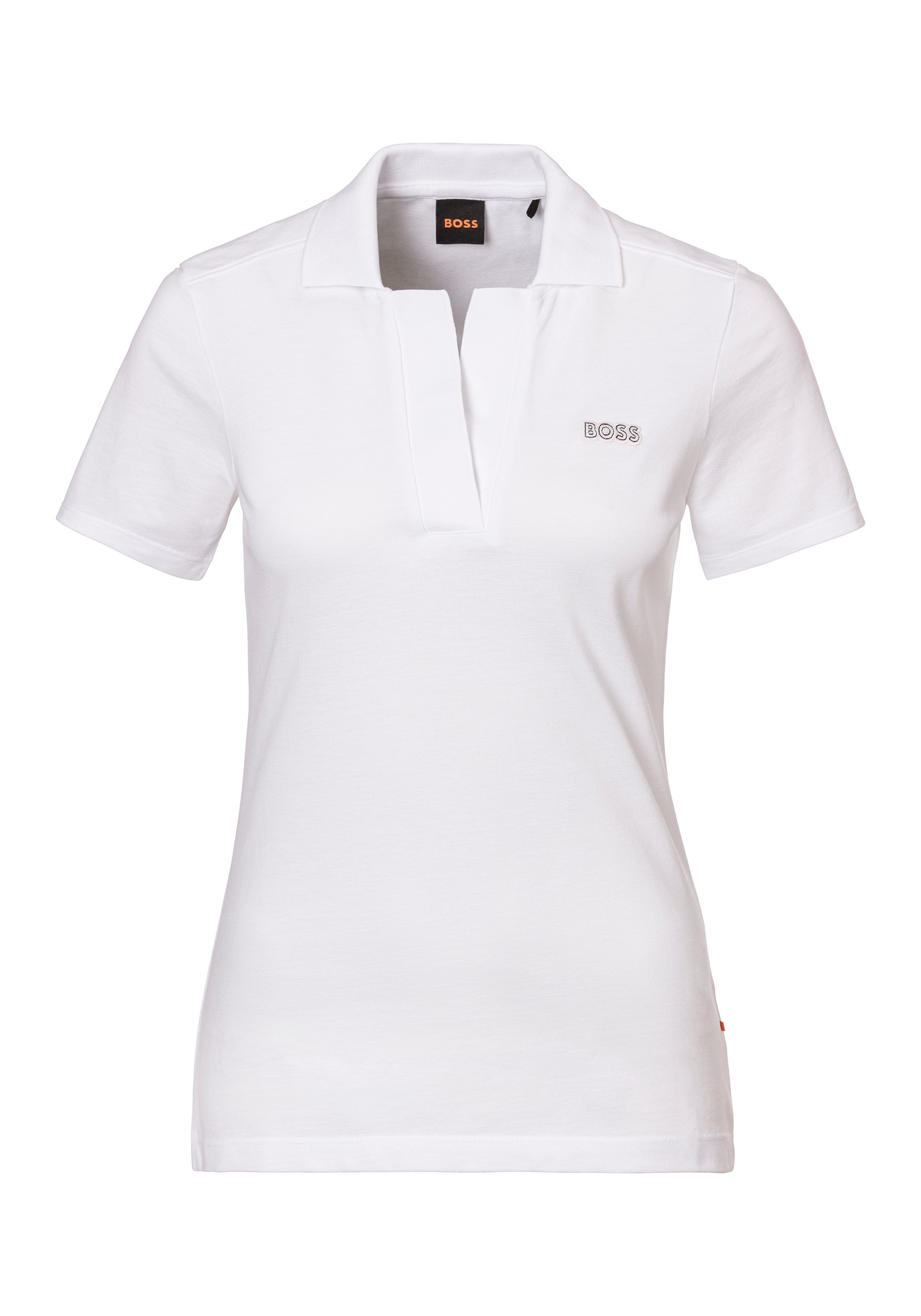 Shirttop »C_Etri Premium Damenmode«, mit Polokragen