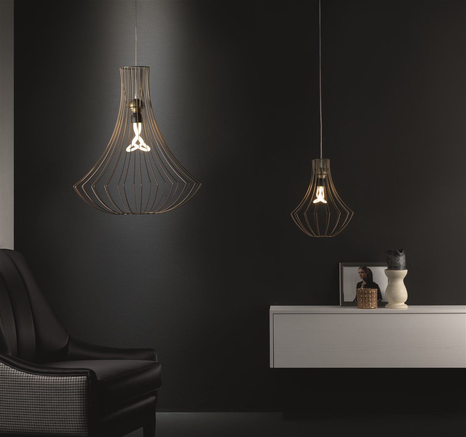 Kayoom Hängeleuchte »Hängelampe Chiara 110«, 1 flammig, Leuchtmittel E27 | ohne Leuchtmittel, Industrie- und Nostalgie-Design