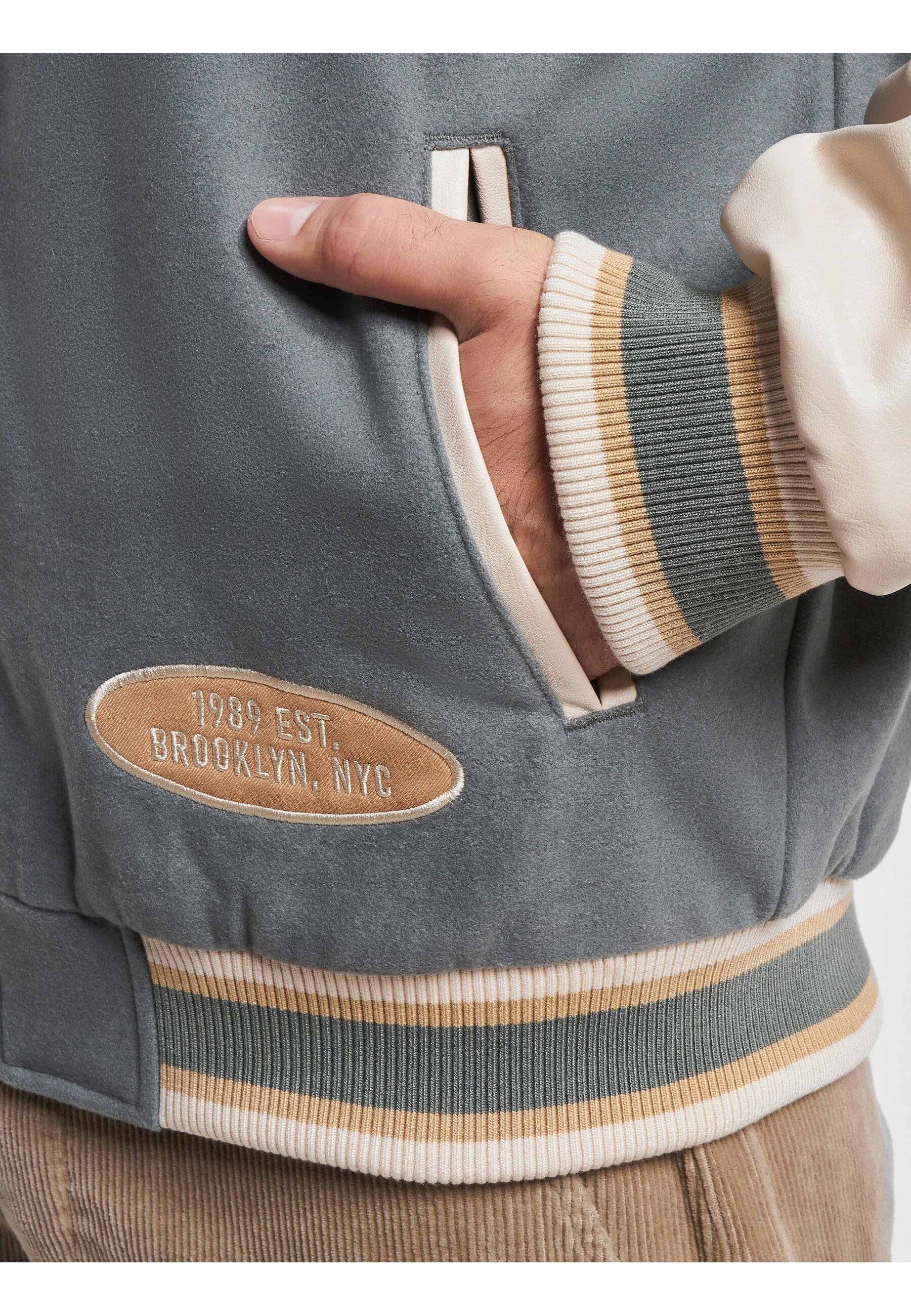 Karl Kani Collegejacke »Karl Kani Herren KM233-022-1 KK Og Block College Jacket«, (1 St.), ohne Kapuze